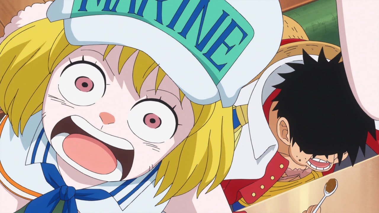 Um Front Faminto! Luffy e os Novatos da Marinha!
