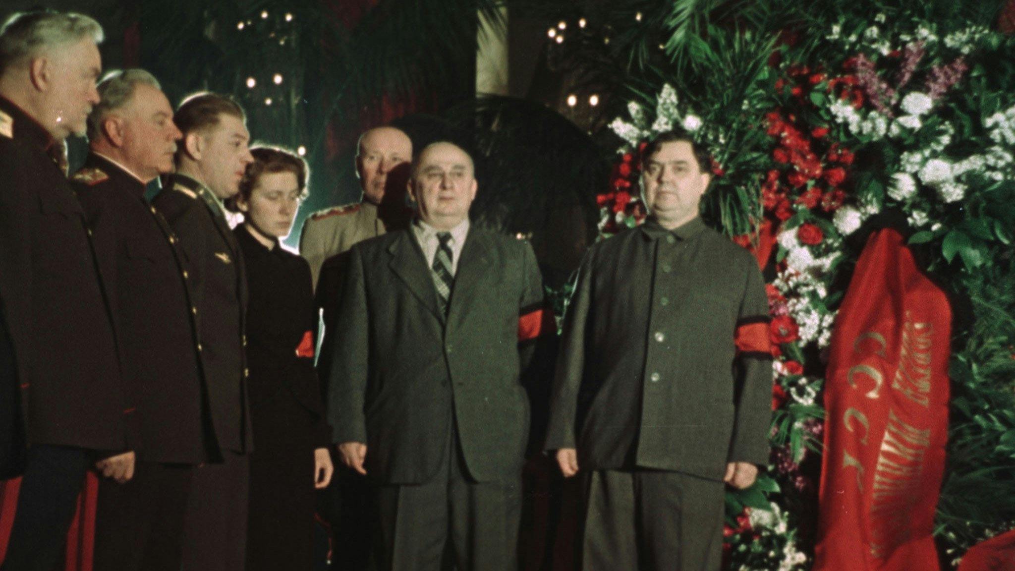 State Funeral backdrop