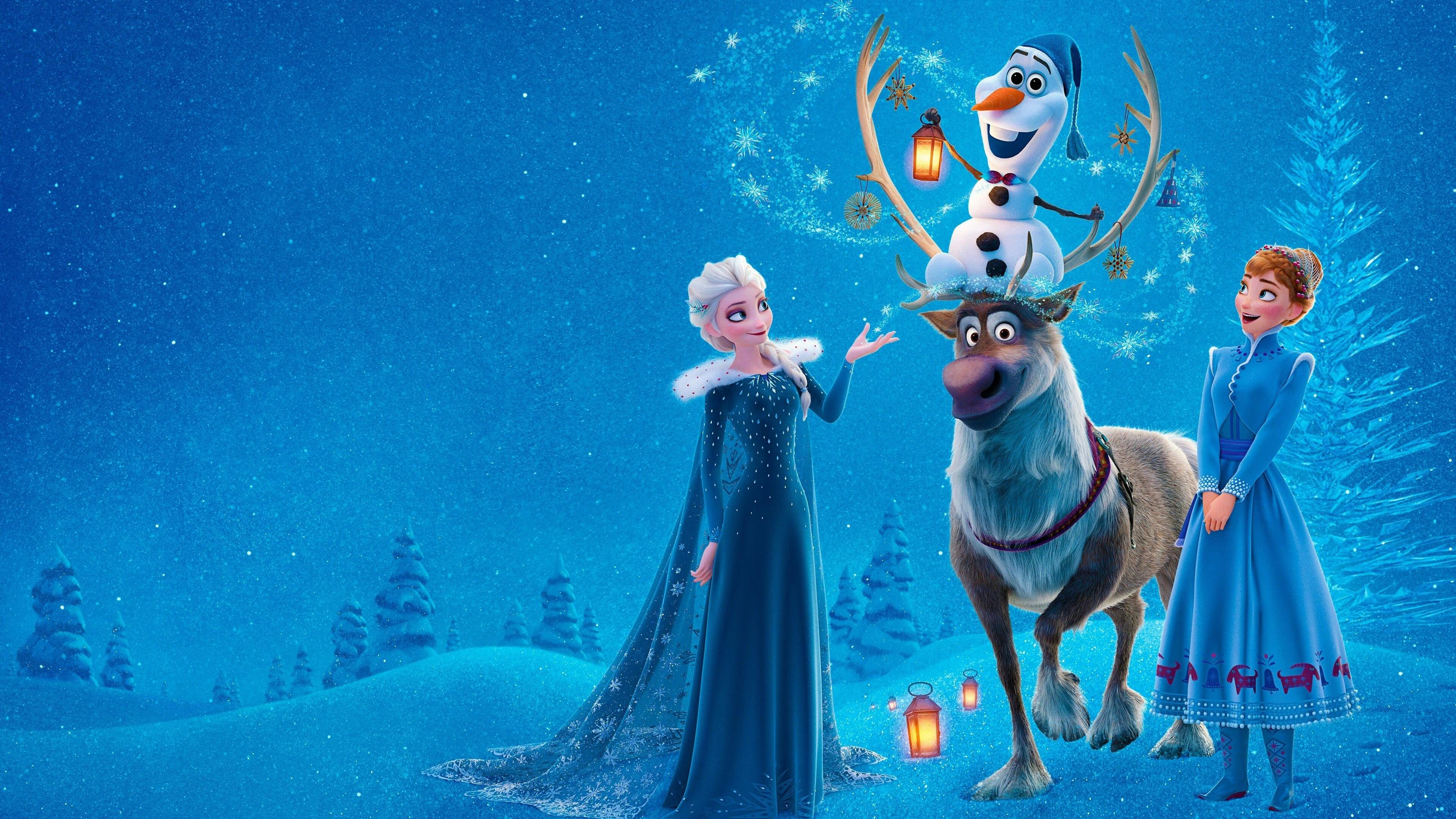 Olaf em uma Nova Aventura Congelante de Frozen backdrop