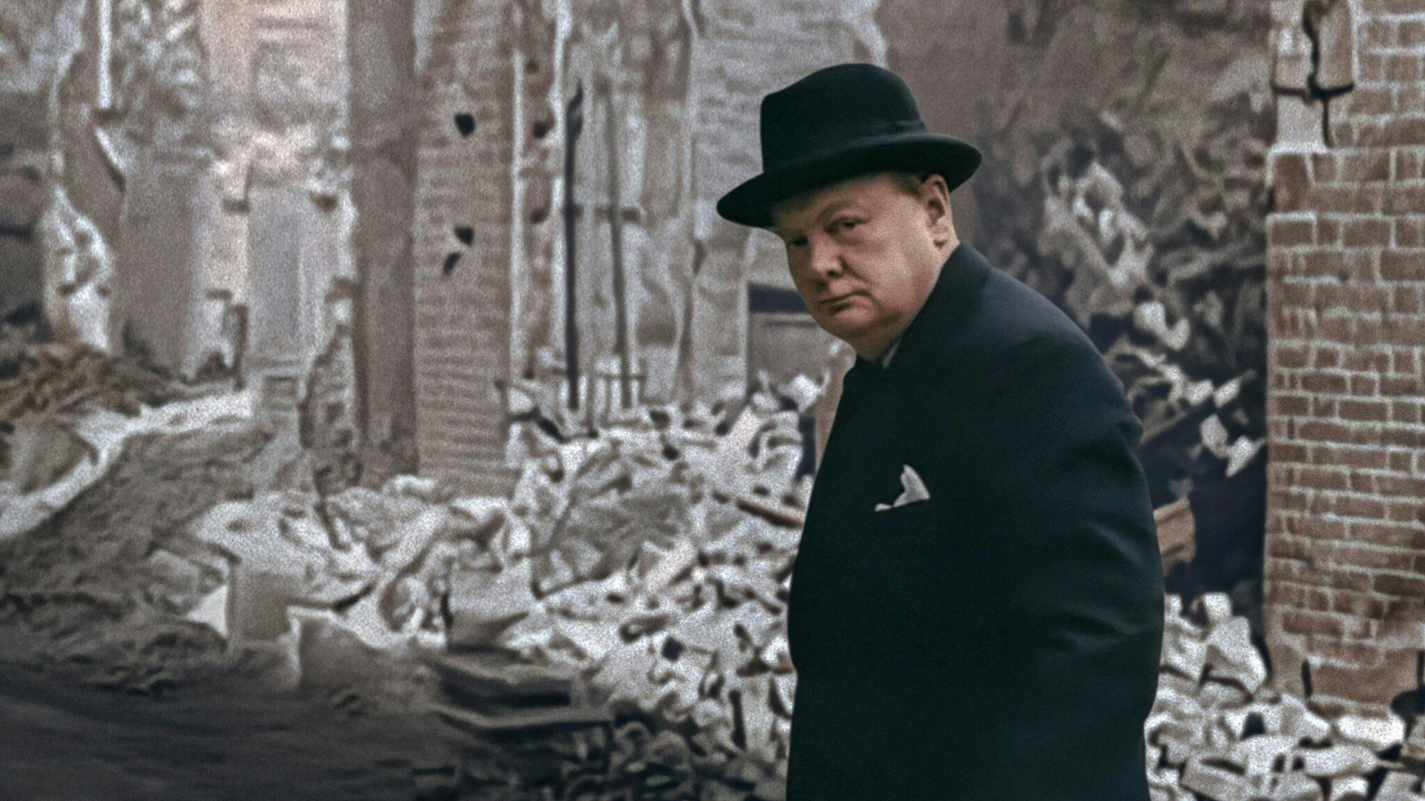 A Grã-Bretanha e a Blitz backdrop