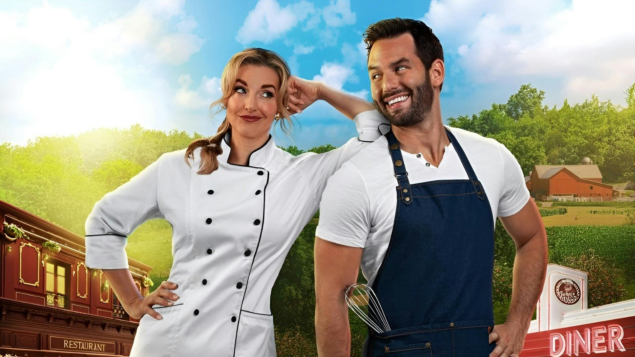 Dishing Up Love backdrop