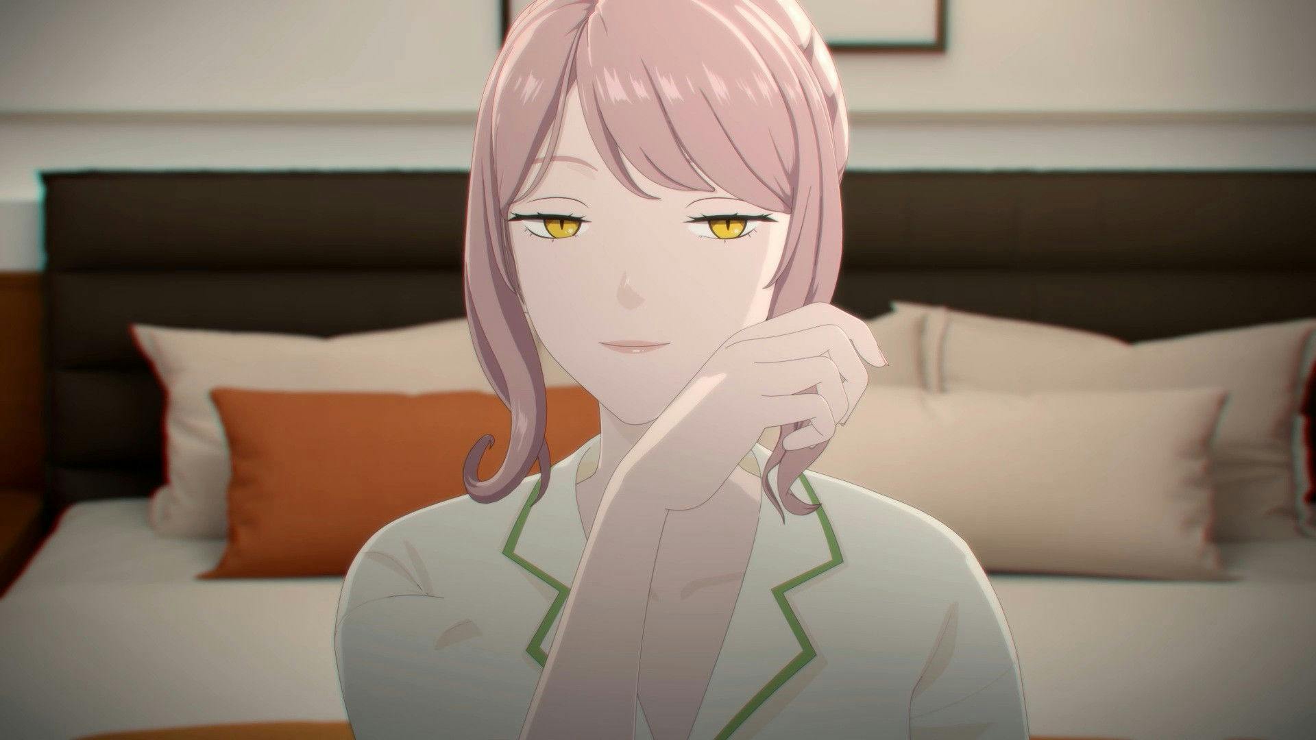 Renascida como Gata backdrop