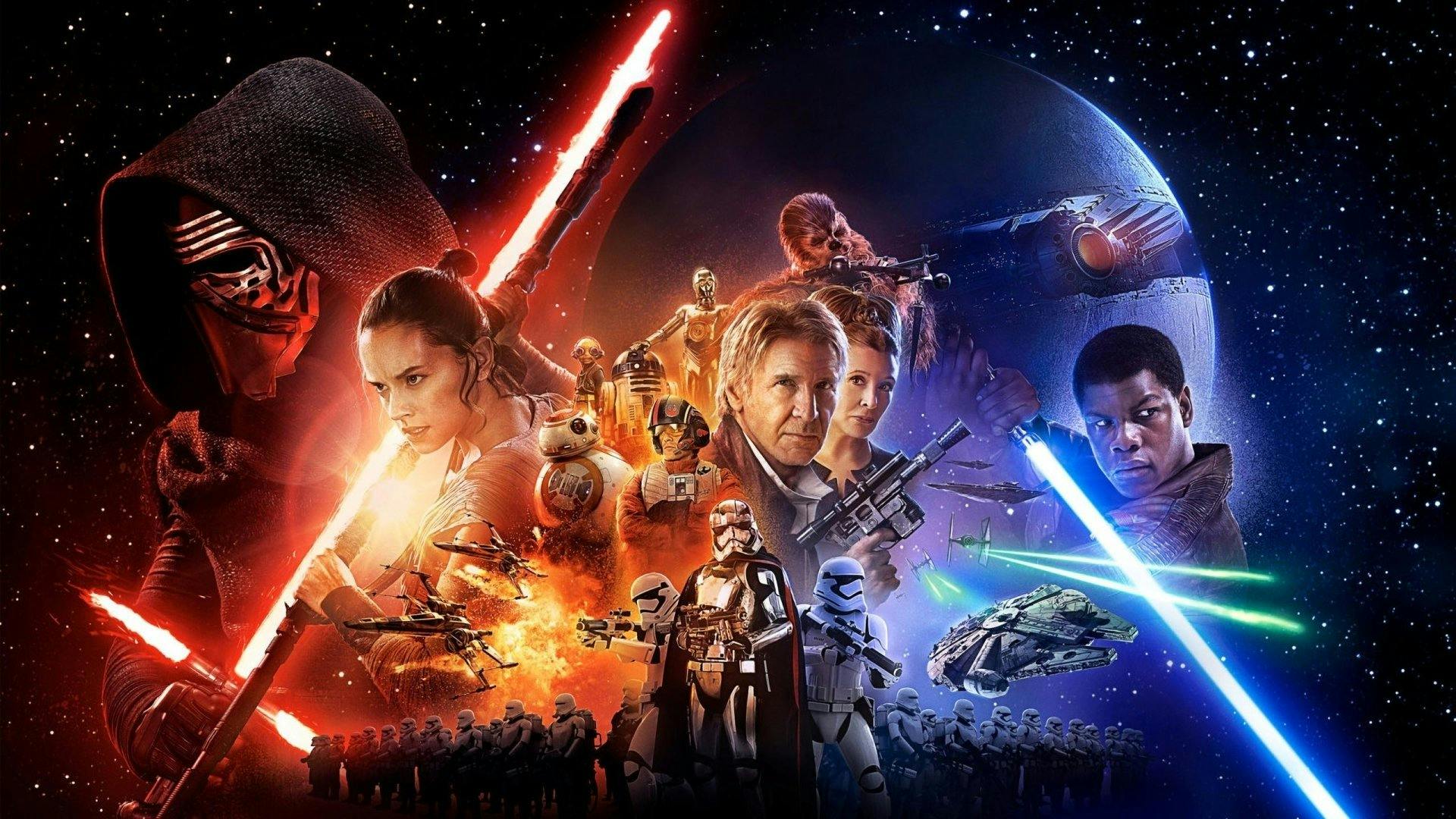 Star Wars: O Despertar da Força backdrop