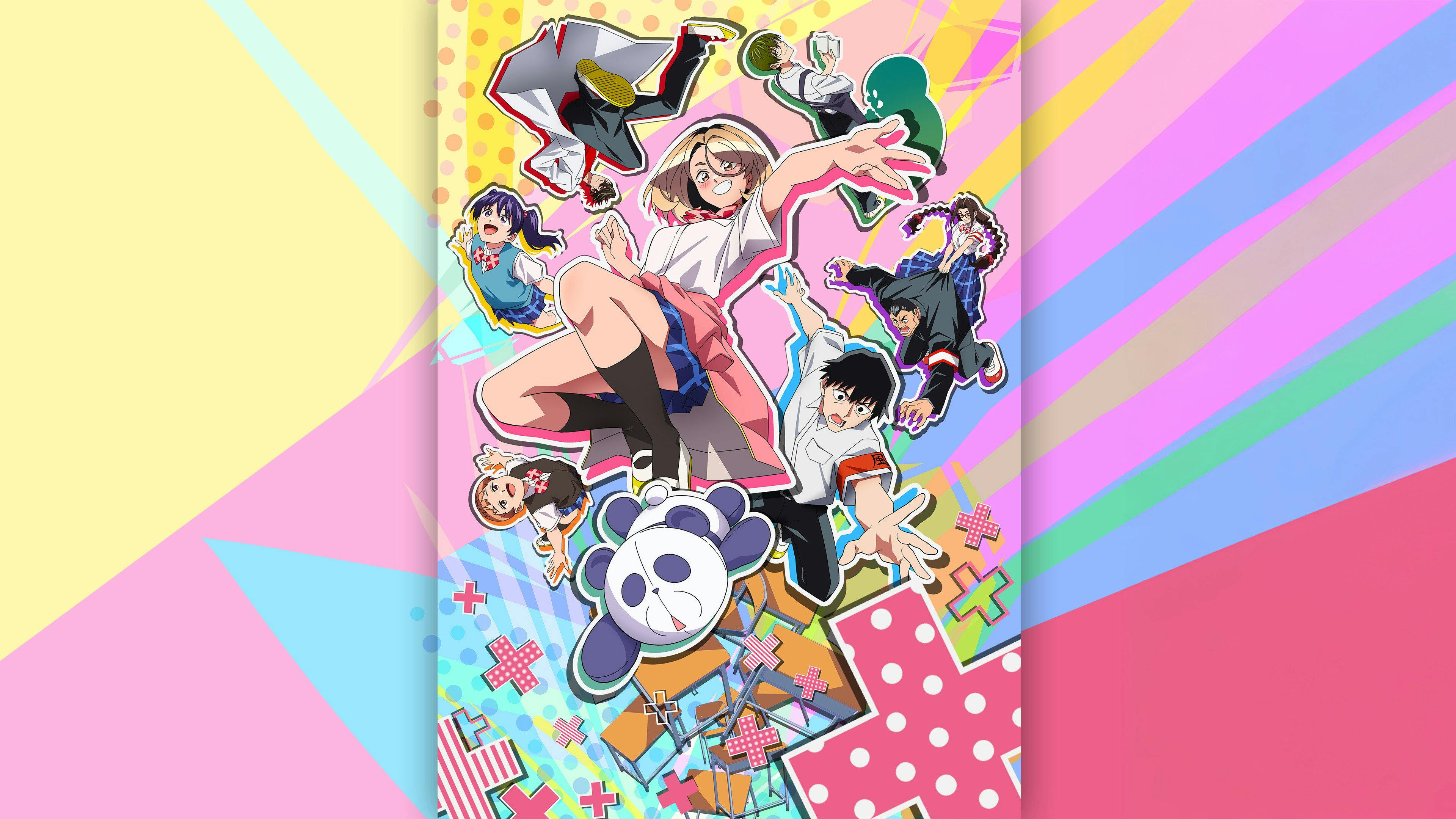 The Klutzy Class Monitor and the Girl with the Short Skirt backdrop