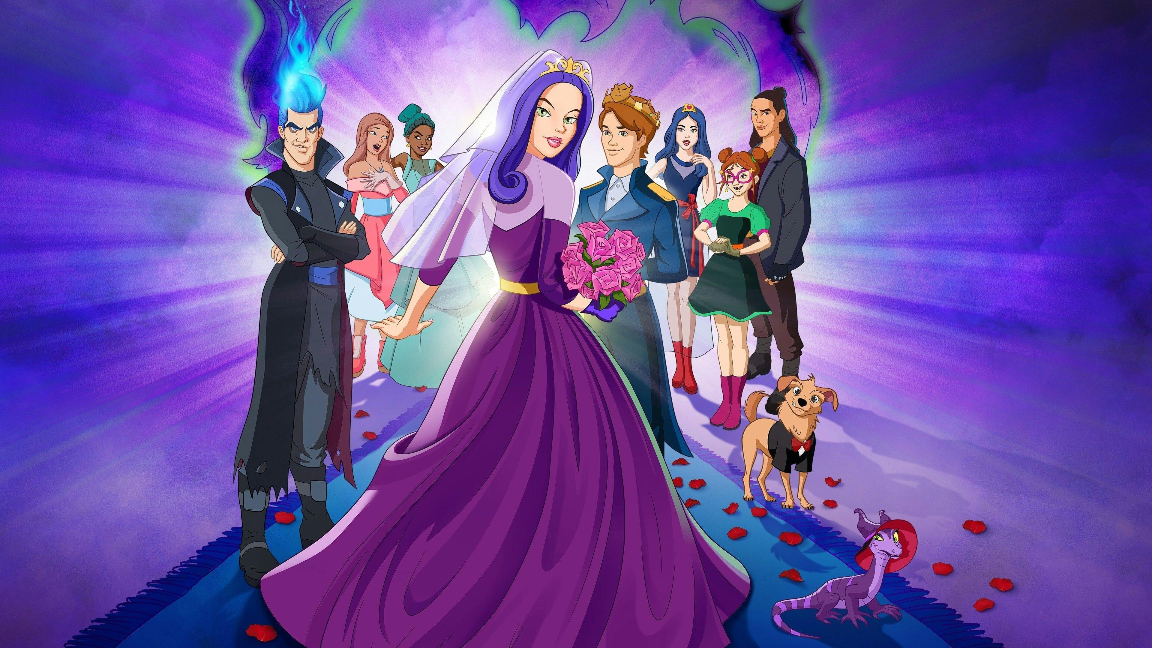 Descendentes: O Casamento Real backdrop
