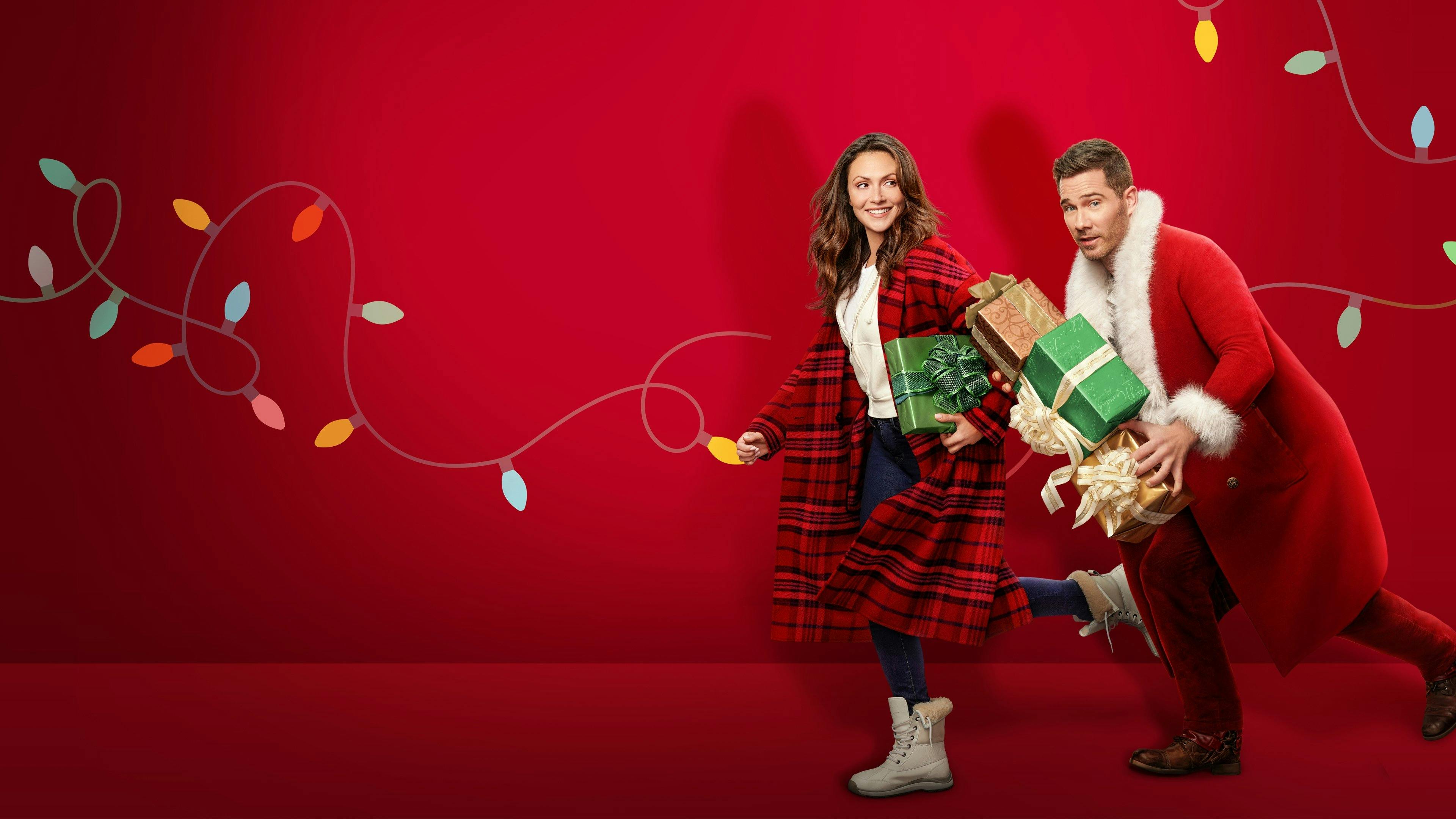 Preso com o Papai Noel backdrop