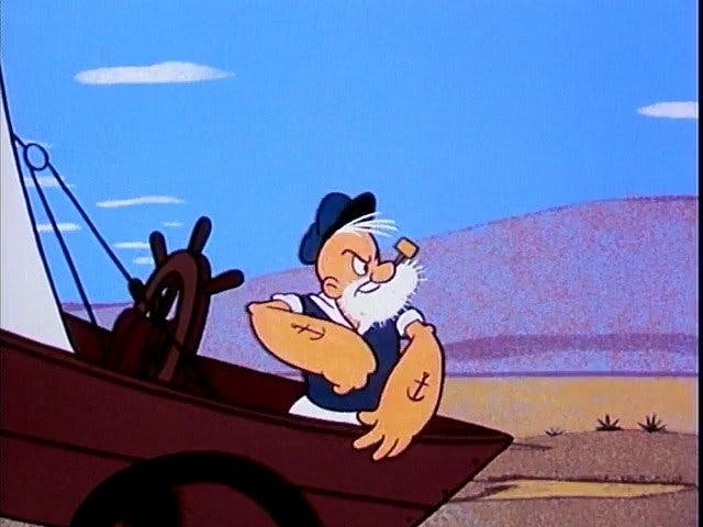 O Marinheiro Popeye - episódio 1x77