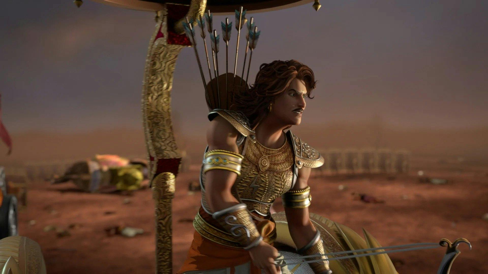 Kurukshetra: A Grande Guerra de Mahabharata backdrop
