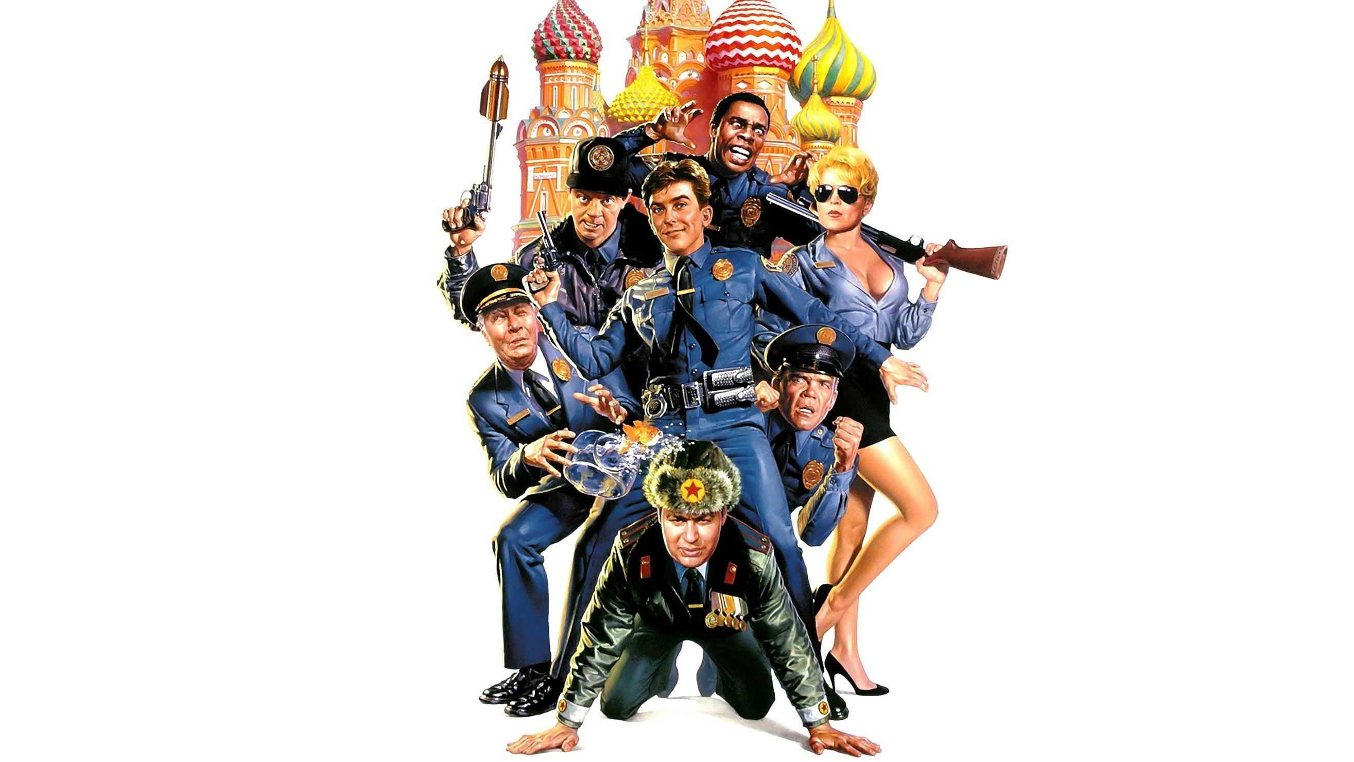 Loucademia de Polícia 7: Missão Moscou backdrop
