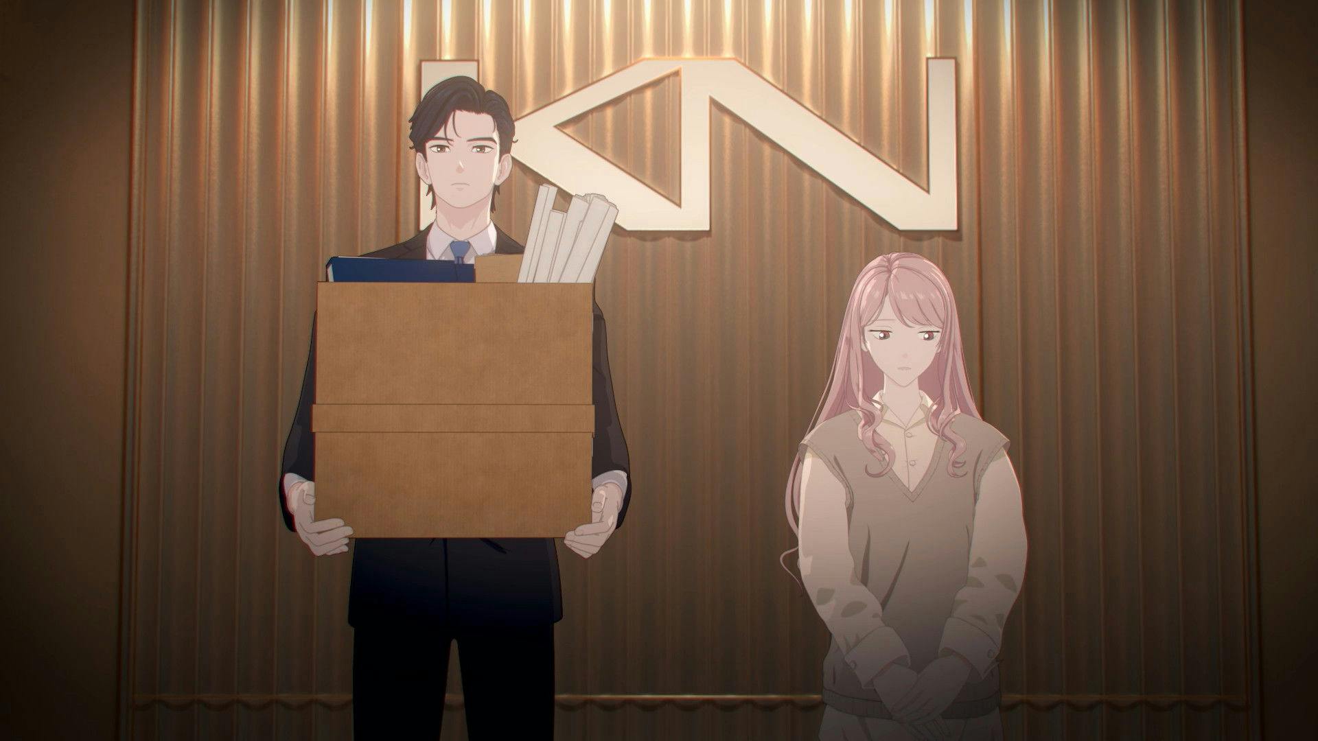 Renascida como Gata backdrop