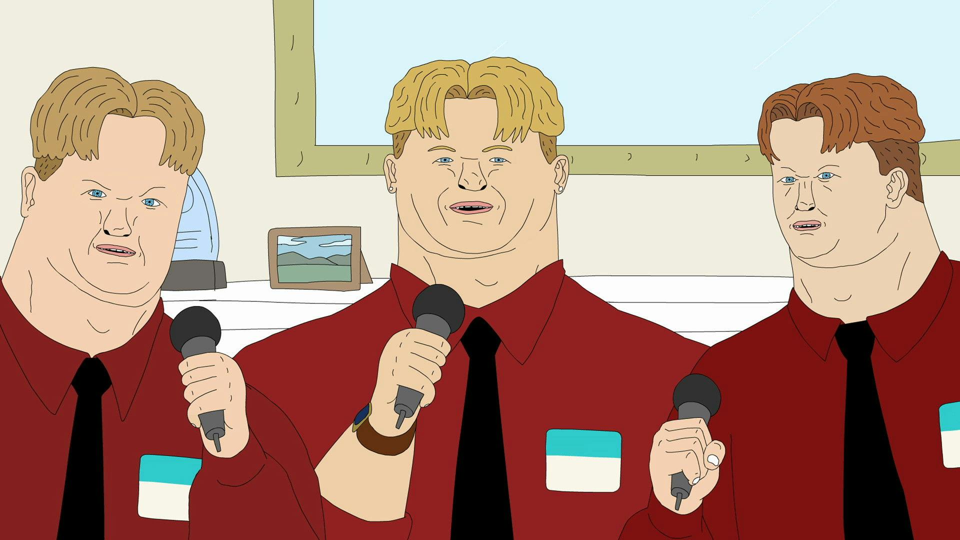 Haha, You Clowns backdrop