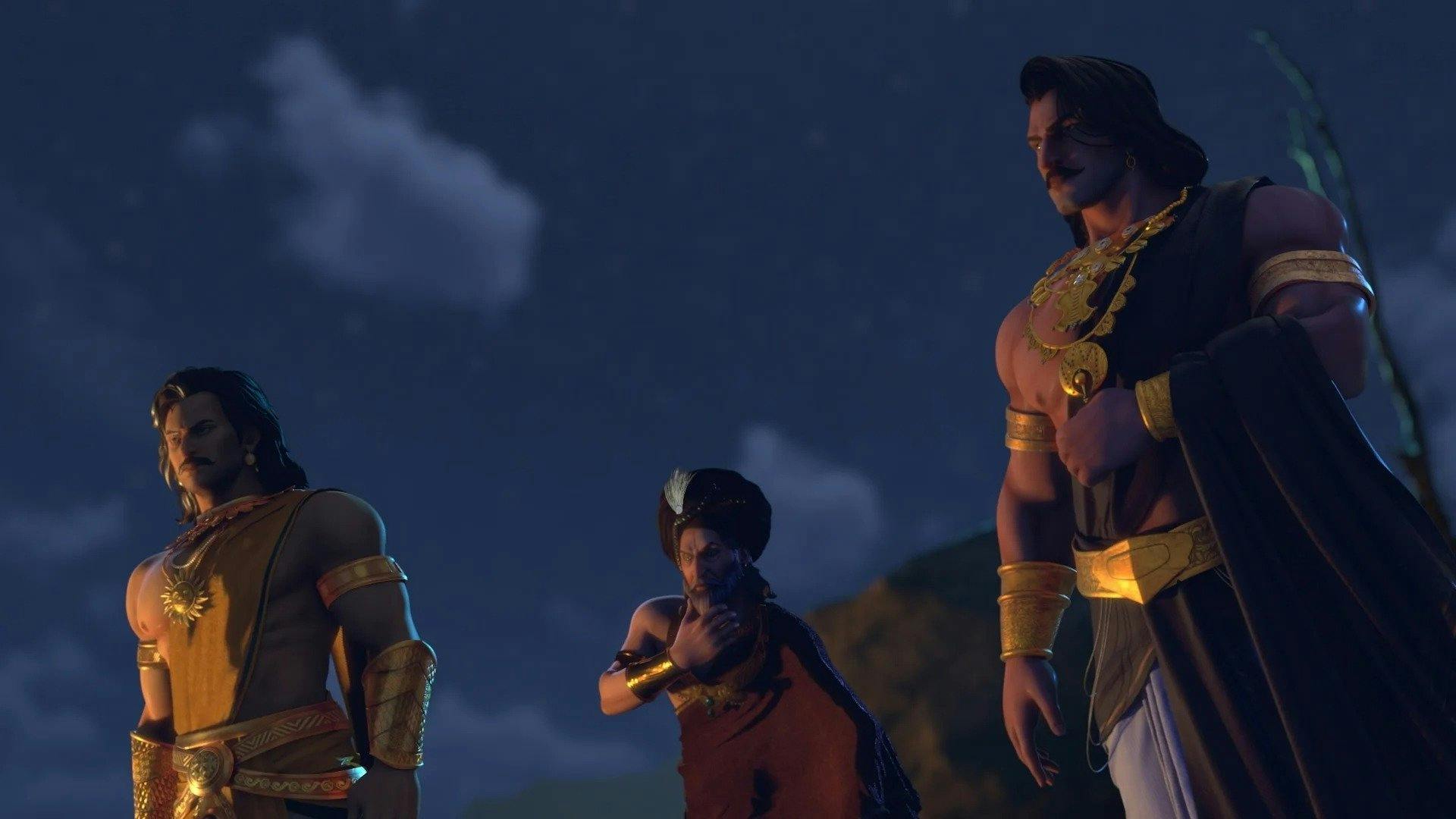 Kurukshetra: A Grande Guerra de Mahabharata backdrop