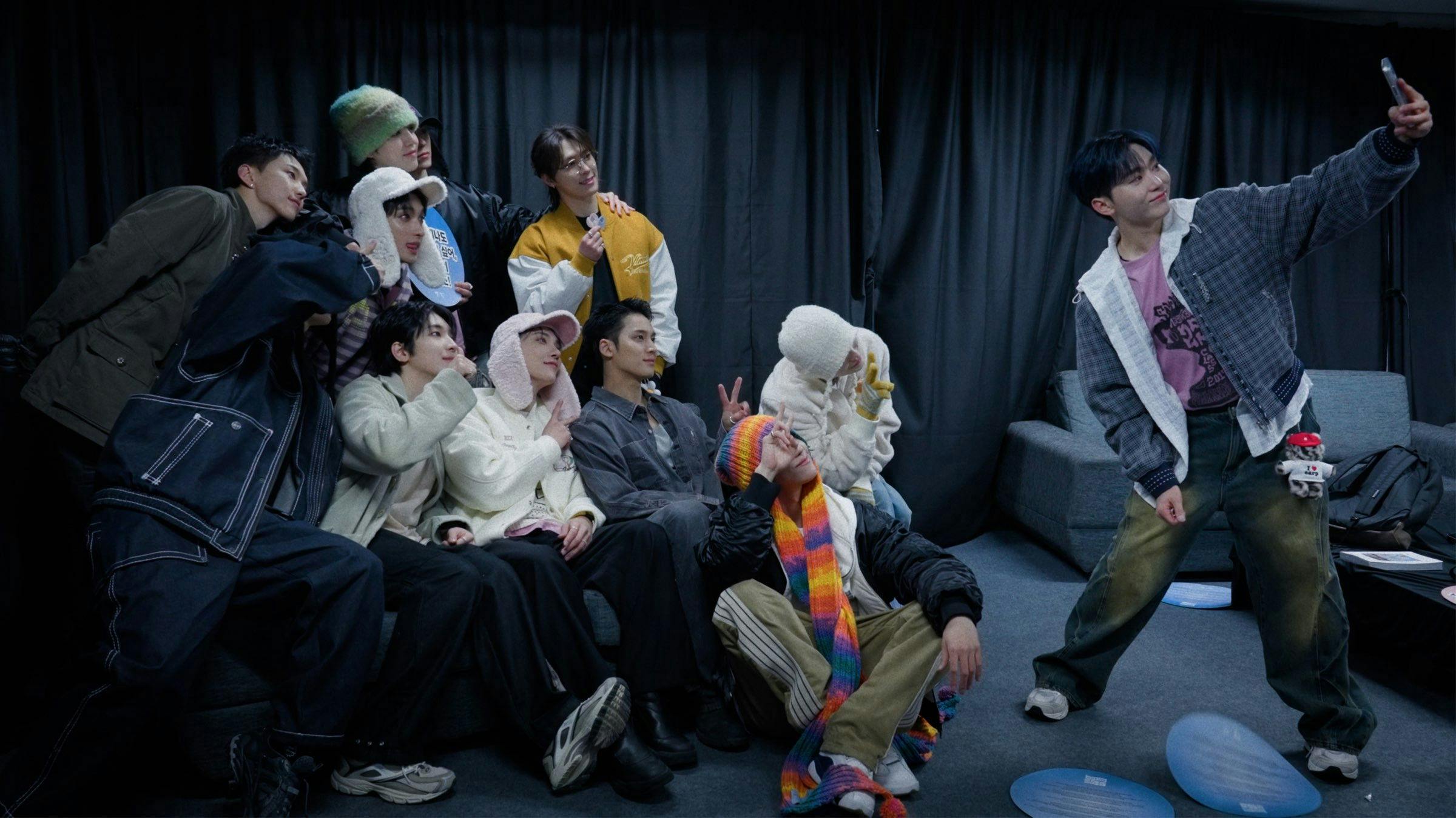 SEVENTEEN: OUR CHAPTER backdrop