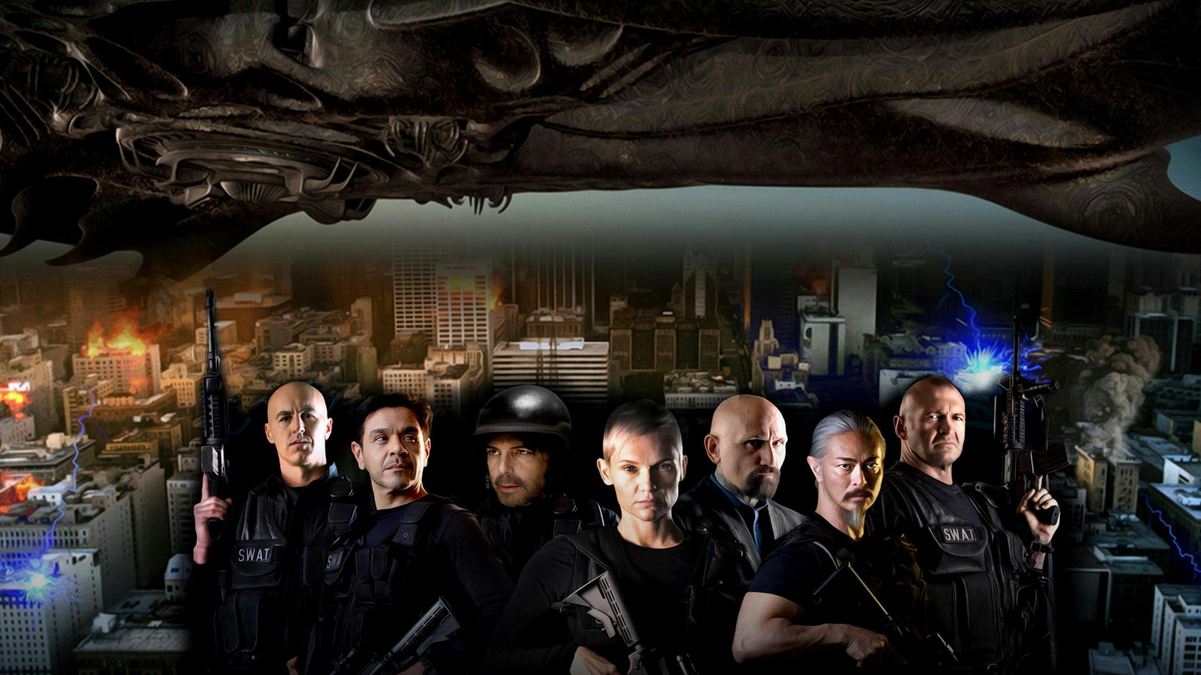 A Invasão Alienígena backdrop