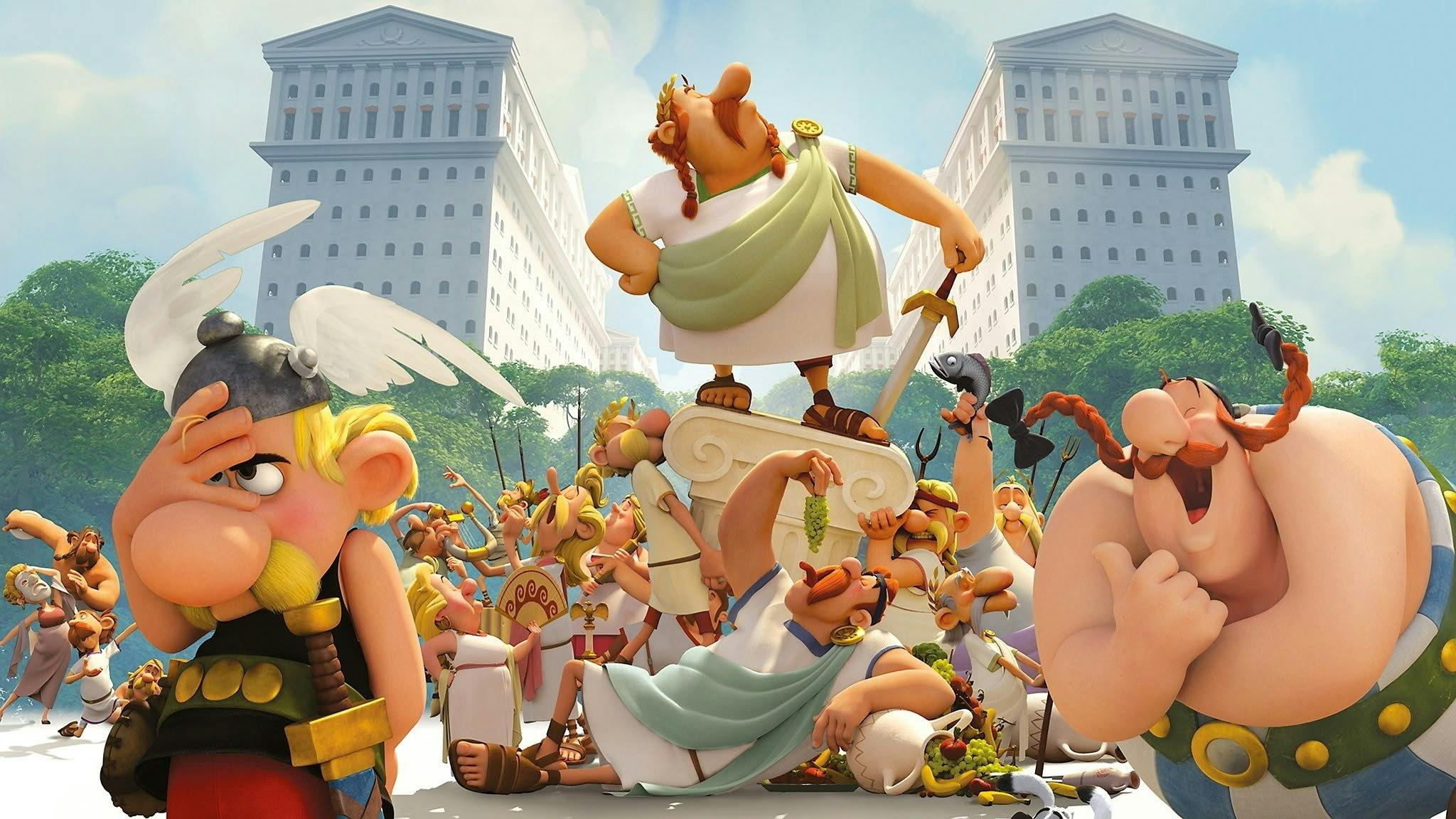 Asterix e o Domínio dos Deuses backdrop