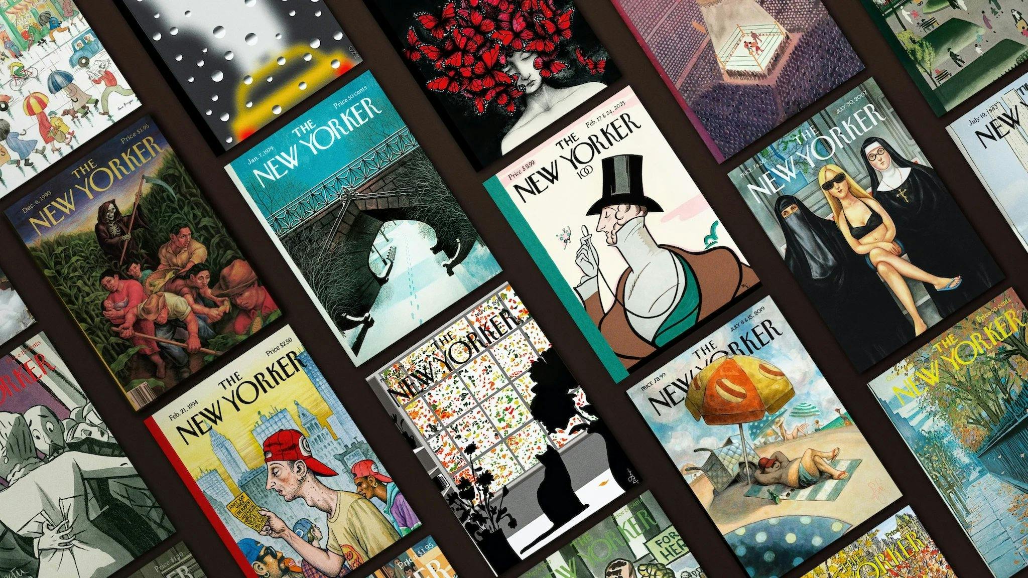 The New Yorker: 100 Anos de História backdrop