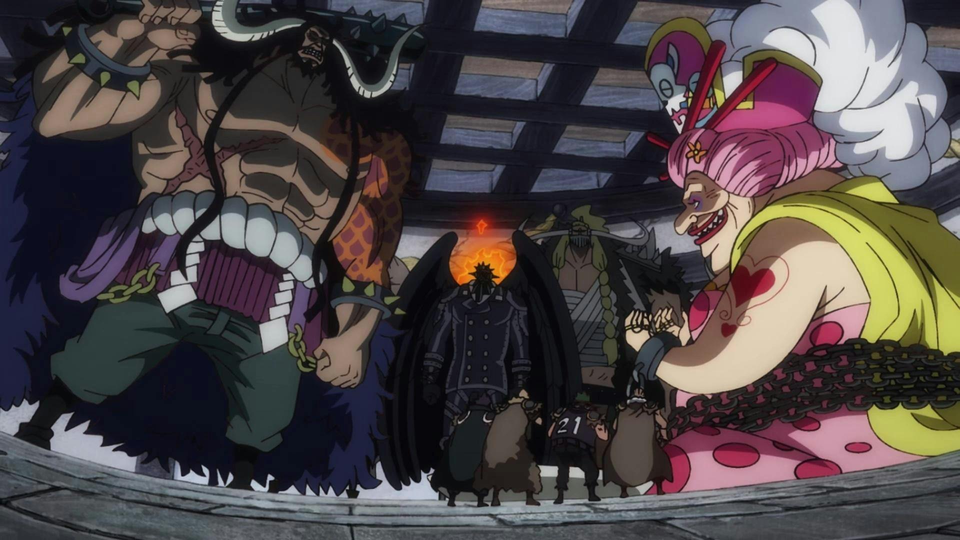 Cresce a Tensão em Onigashima! Dois Imperadores Cara a Cara!