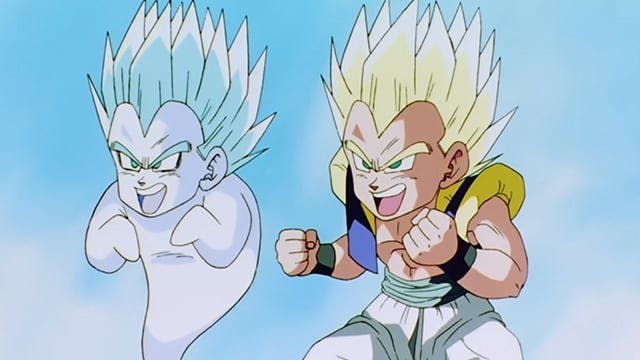 A técnica do Super Gotenks! O Ataque Kamikaze do Super Fantasmas!