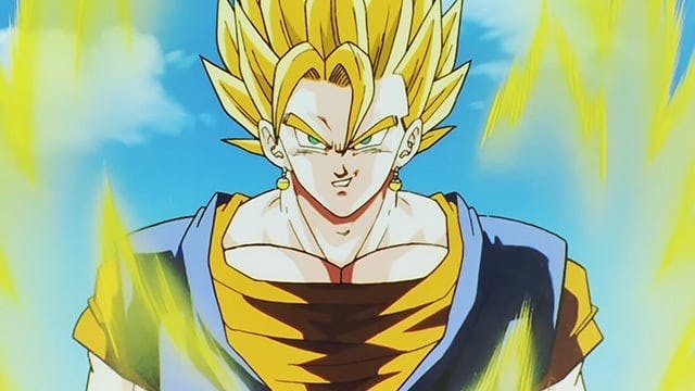 Invencível! O guerreiro supremo da fusão Vegeto!