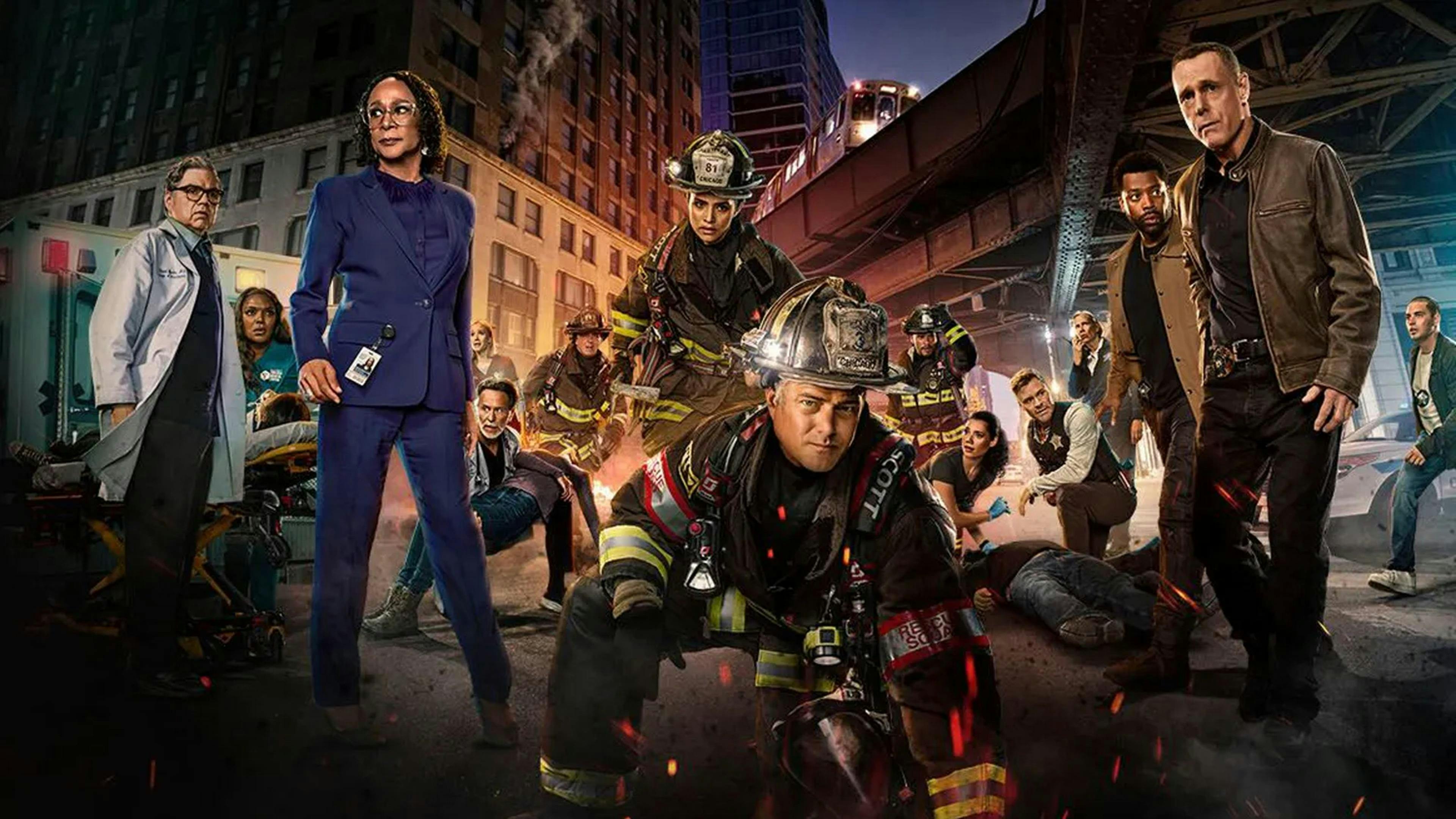 One Chicago Crossover Event backdrop