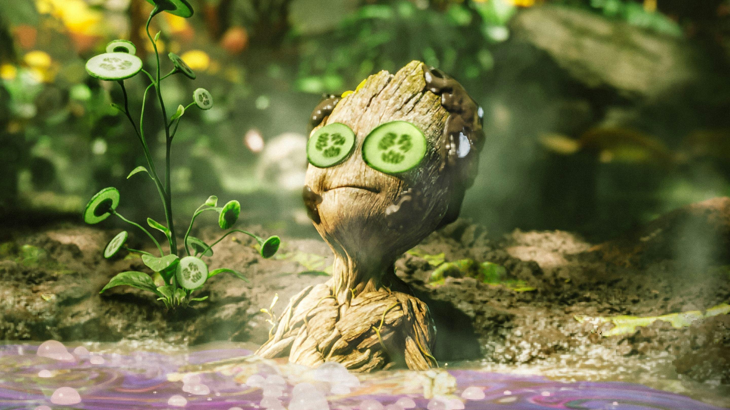 Groot Toma Banho backdrop