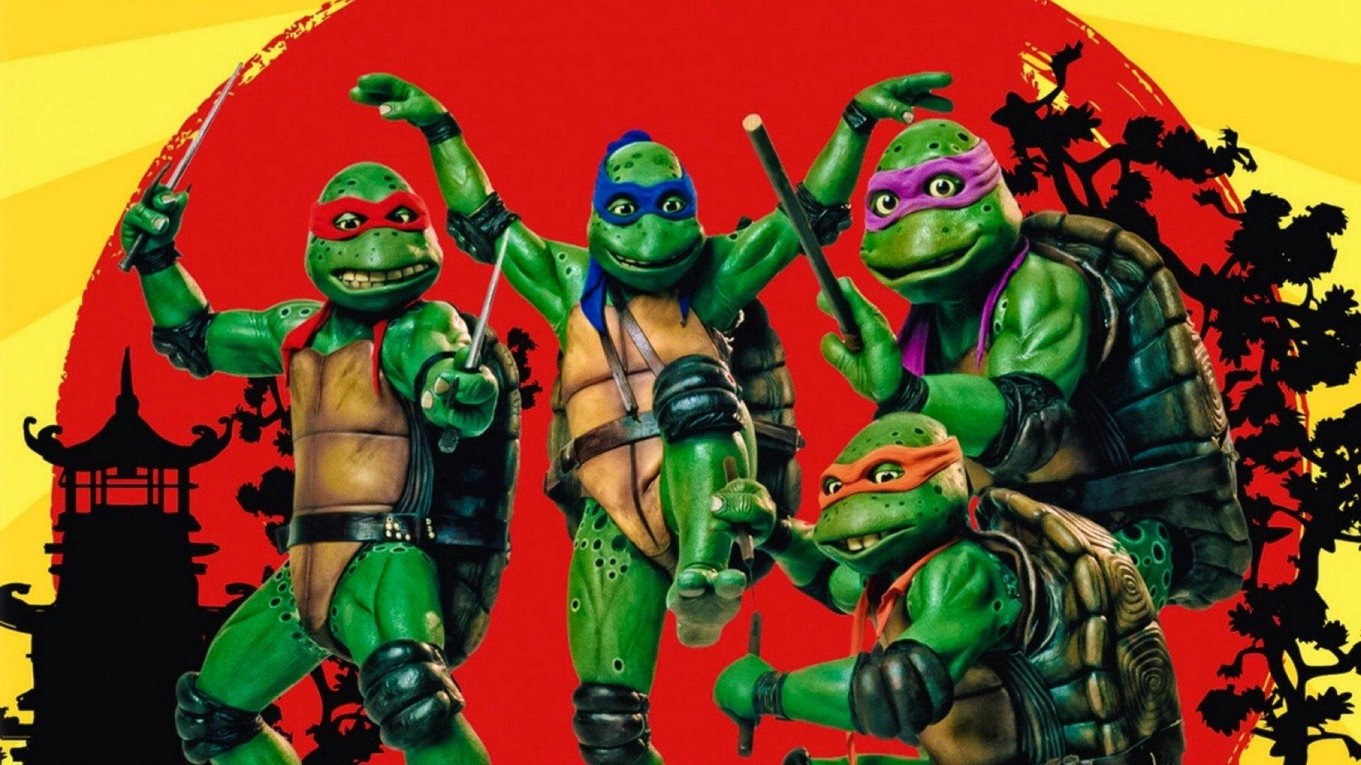 As Tartarugas Ninja III backdrop