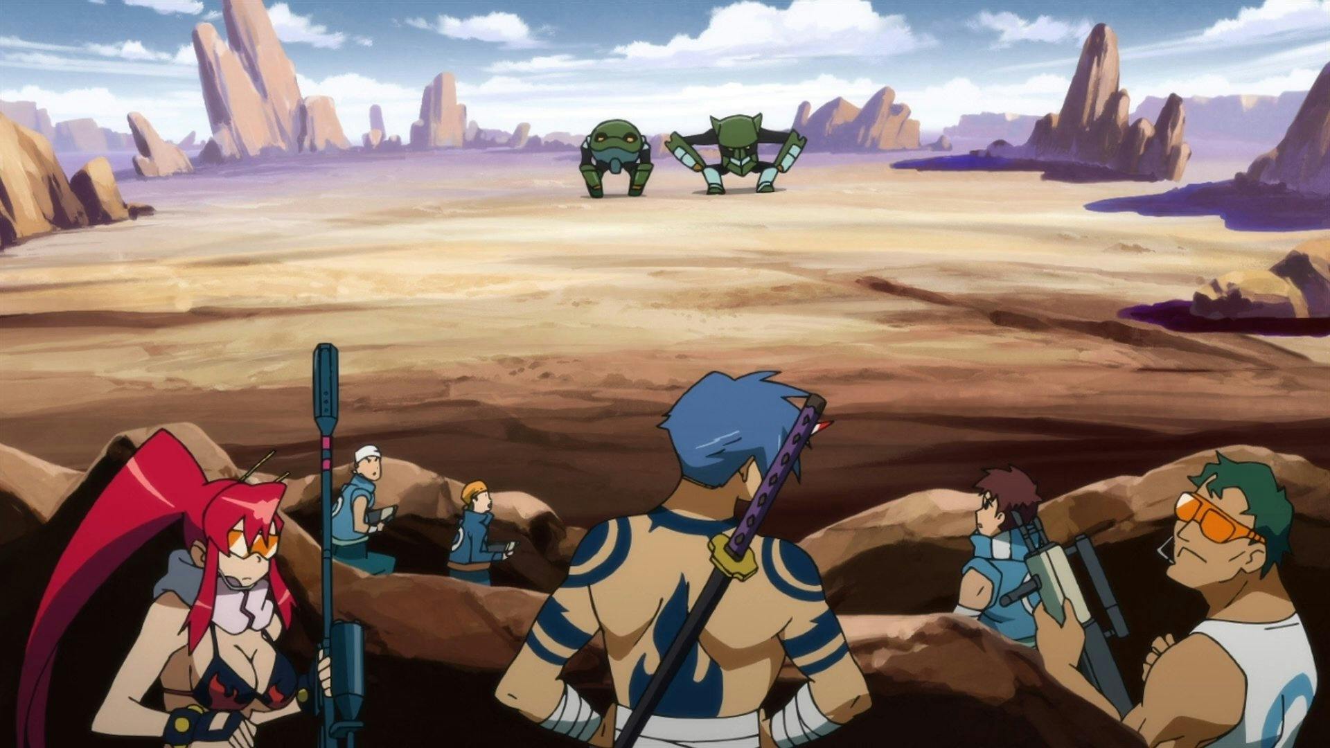 Gurren Lagann - episódio 1x2