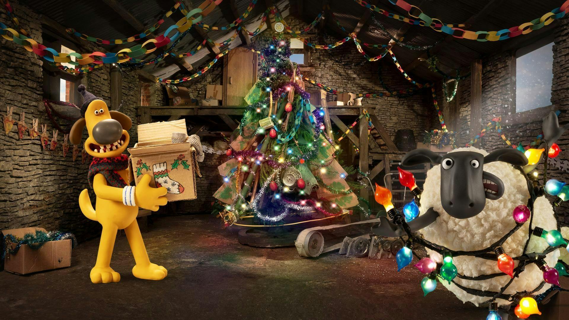 Shaun, o Carneiro: Aventura de Natal backdrop