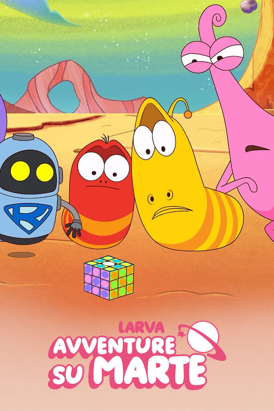 Larva in Mars