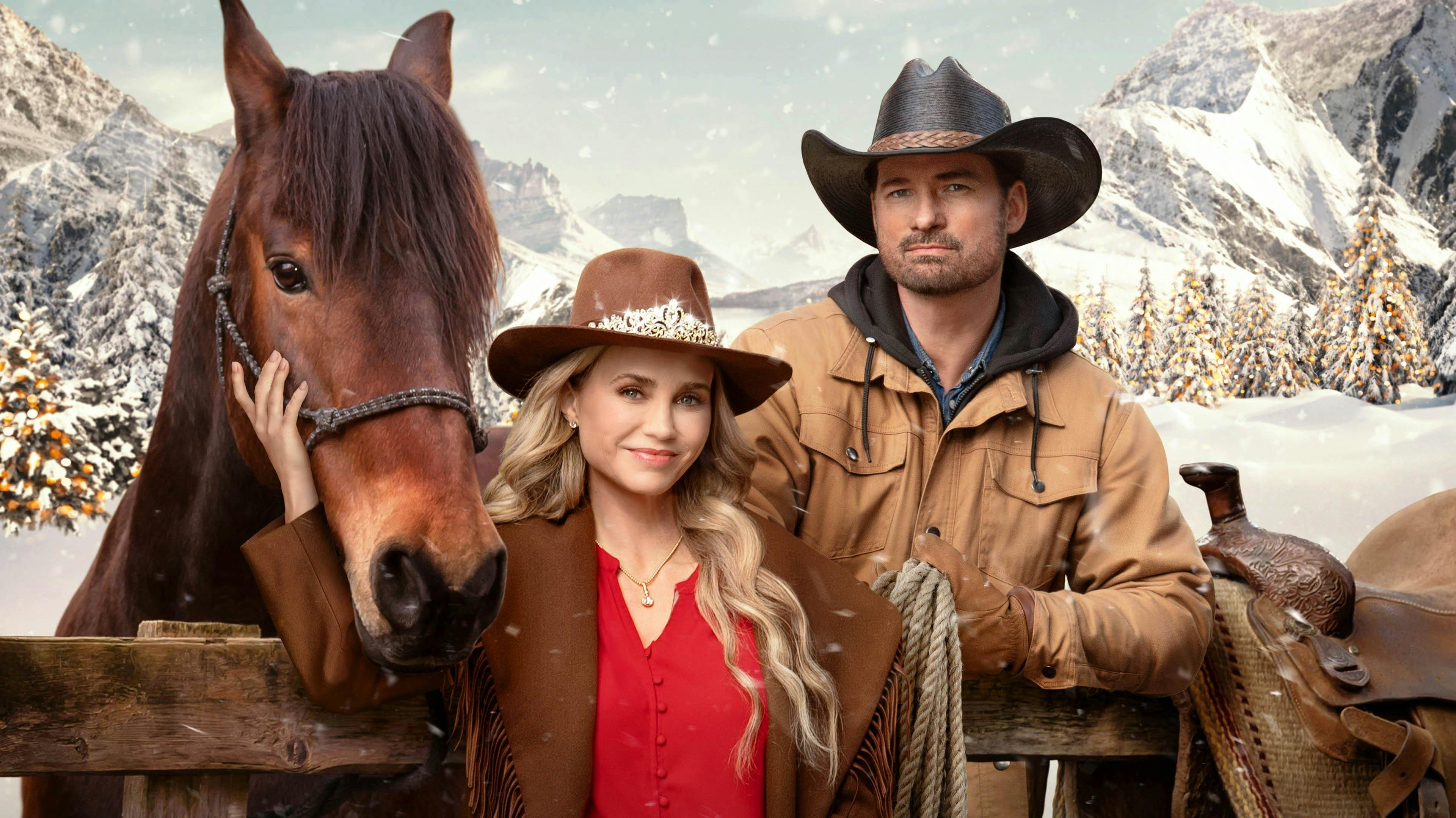 A Royal Montana Christmas backdrop