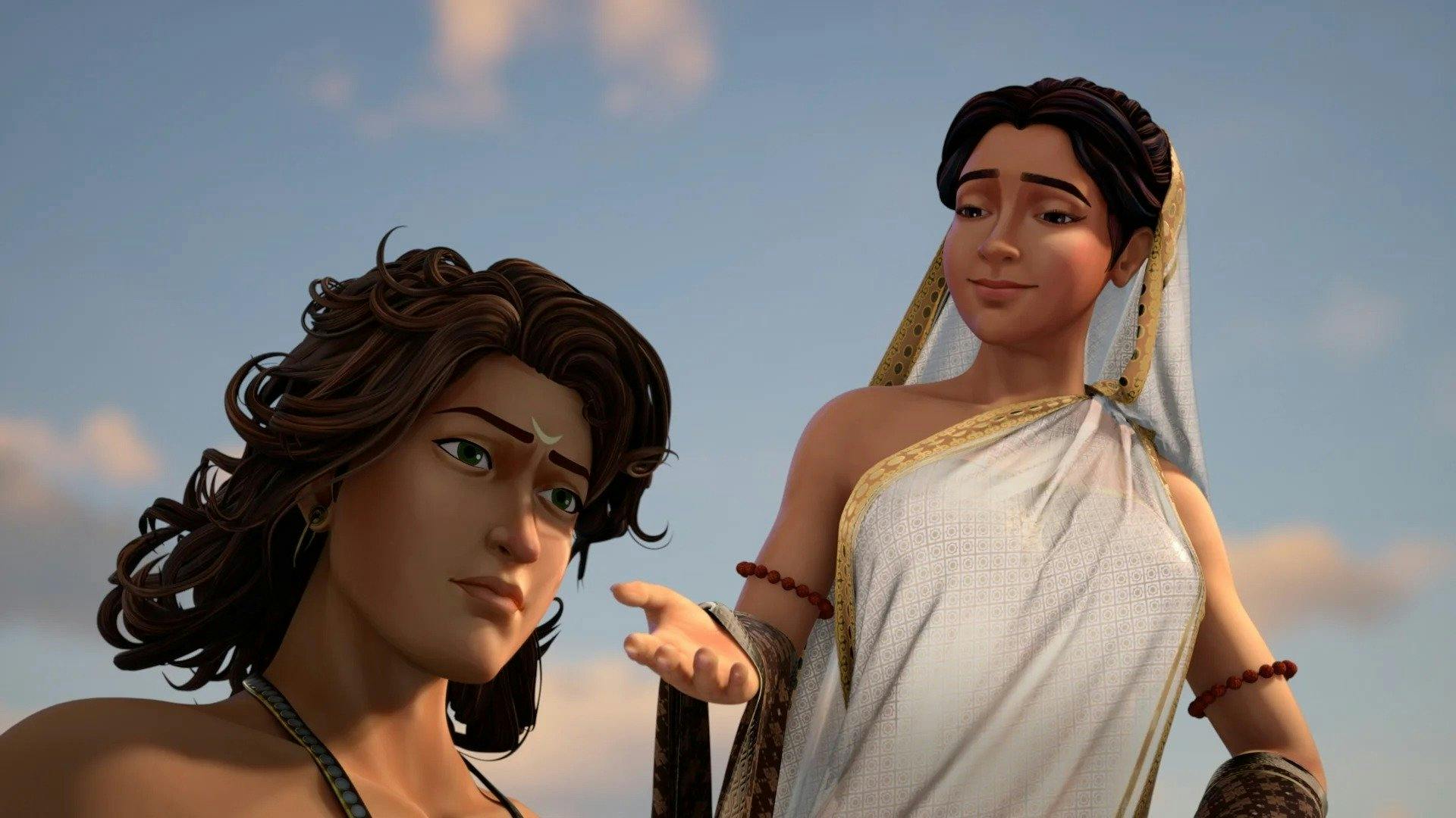 Kurukshetra: A Grande Guerra de Mahabharata backdrop