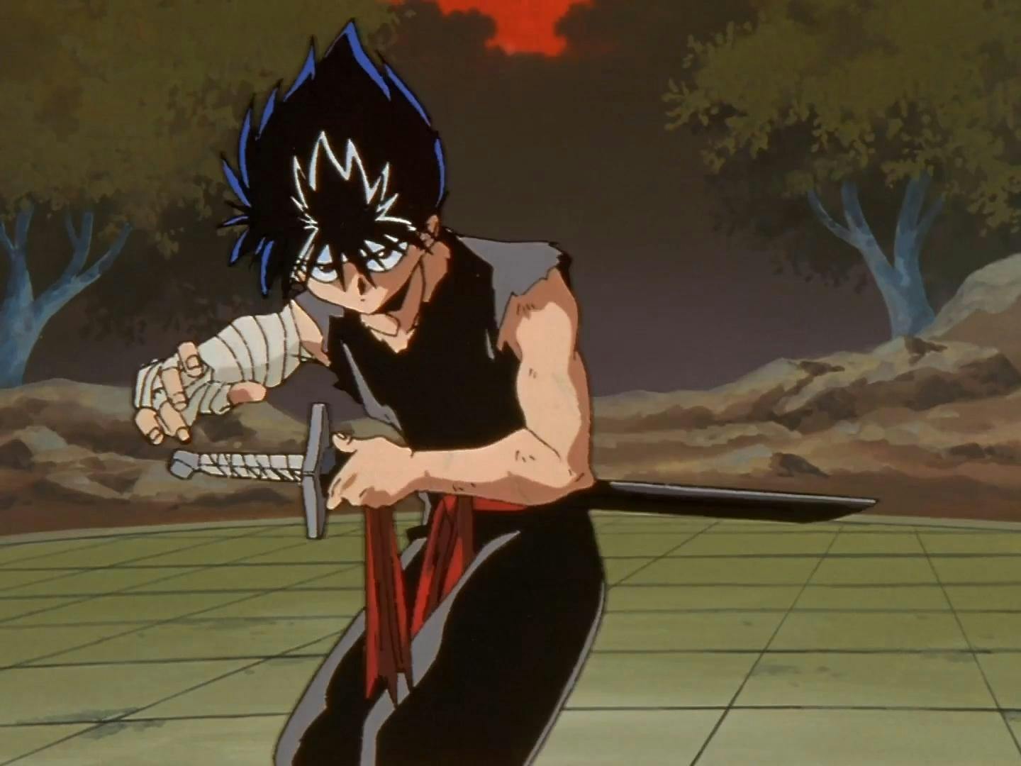 A Luta entre Hiei e Mukuro