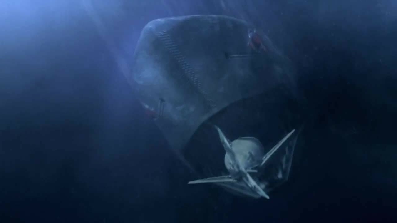 Mega Shark Contra Mecha Shark backdrop