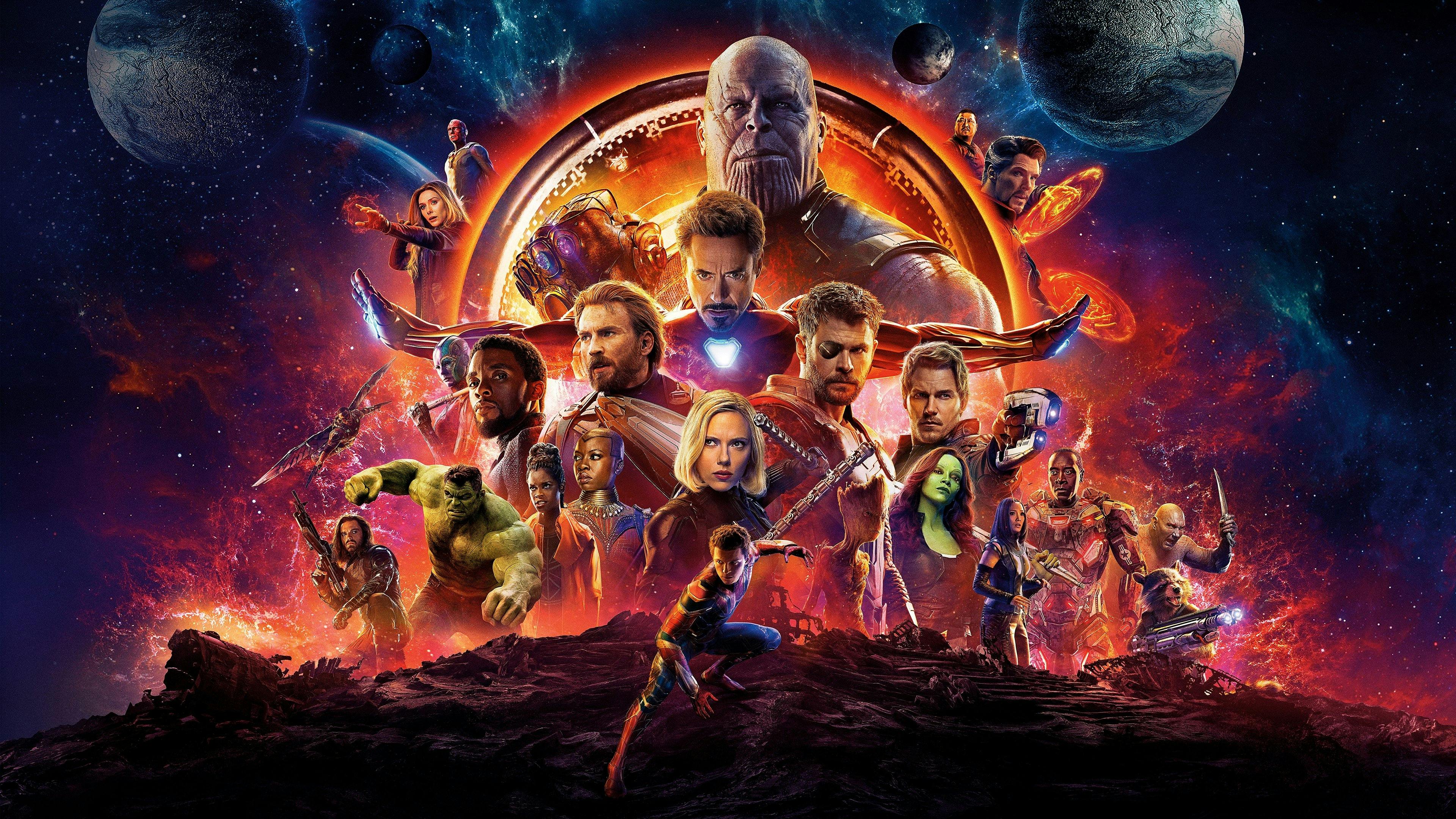 Vingadores: Guerra Infinita backdrop