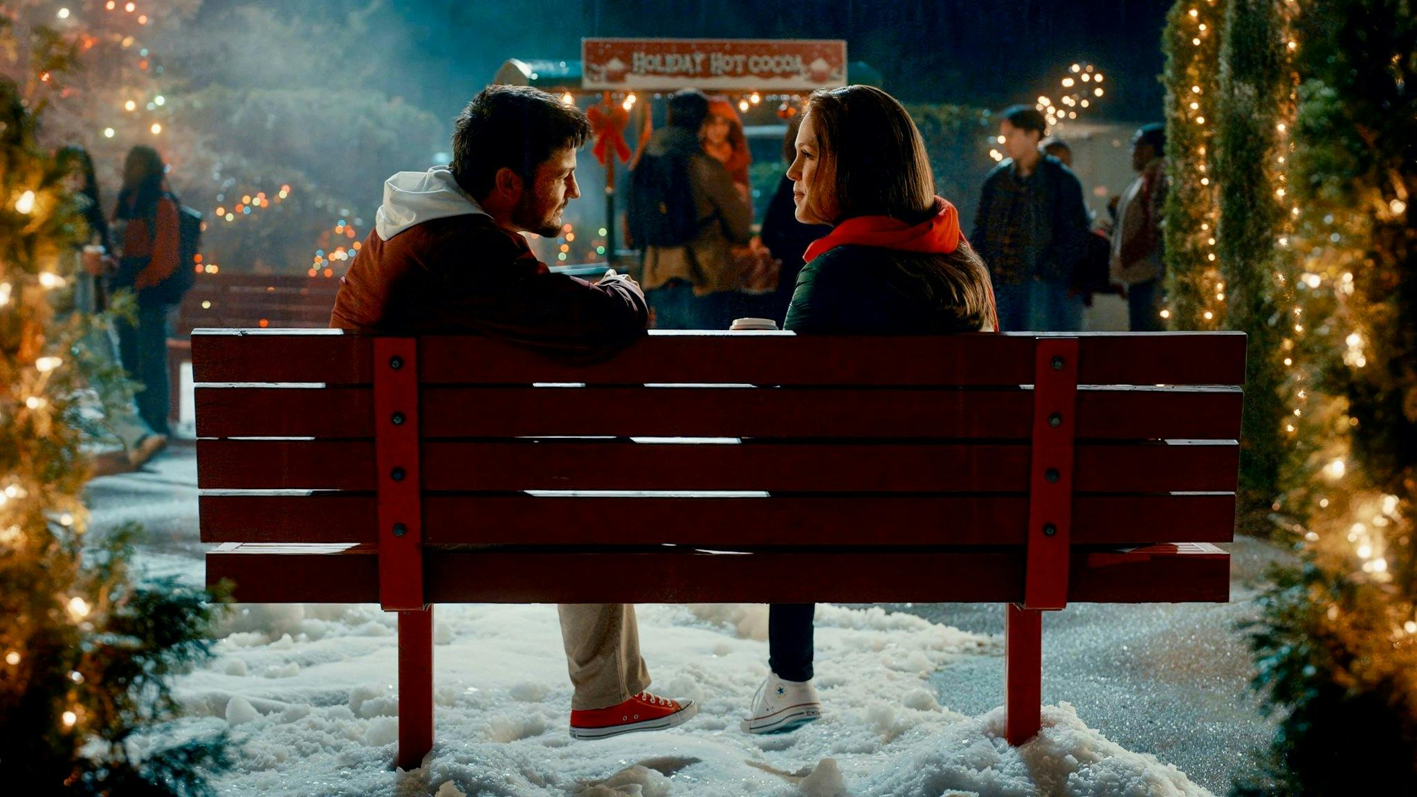 Christmas Above the Clouds backdrop