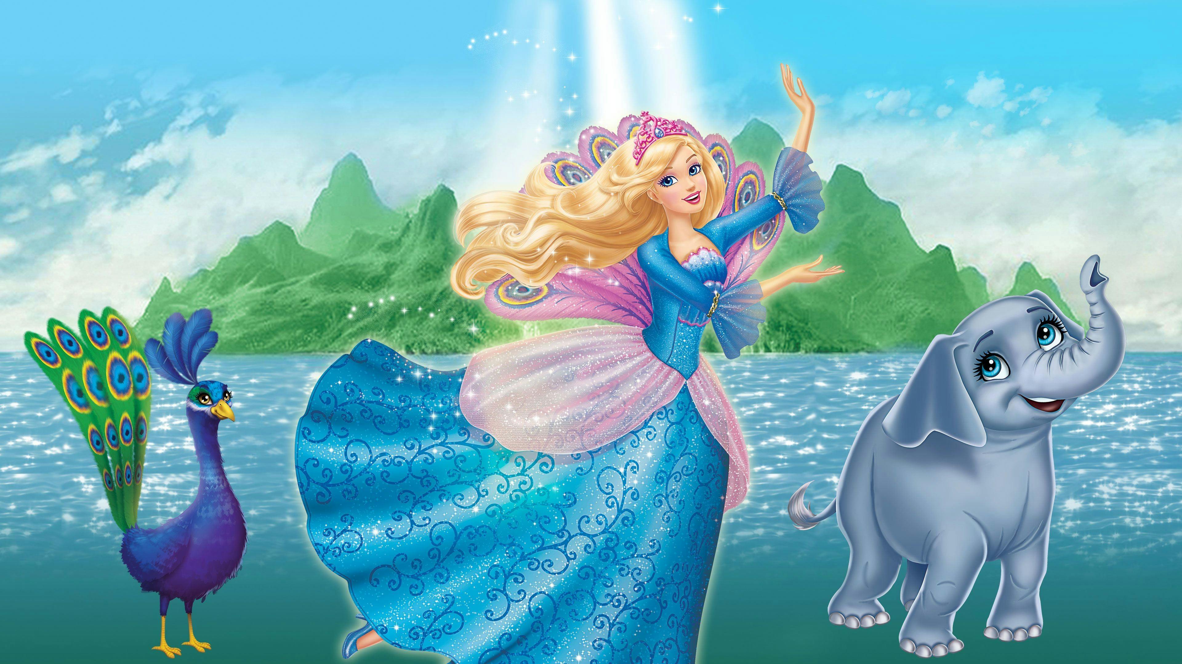 Barbie em a Princesa da Ilha backdrop