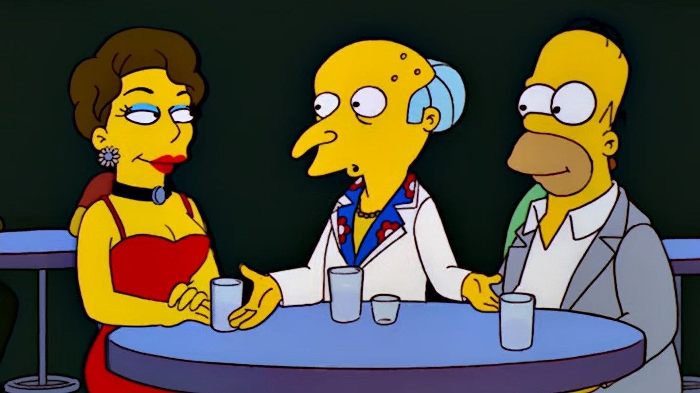 O Sr. Burns Está Amando