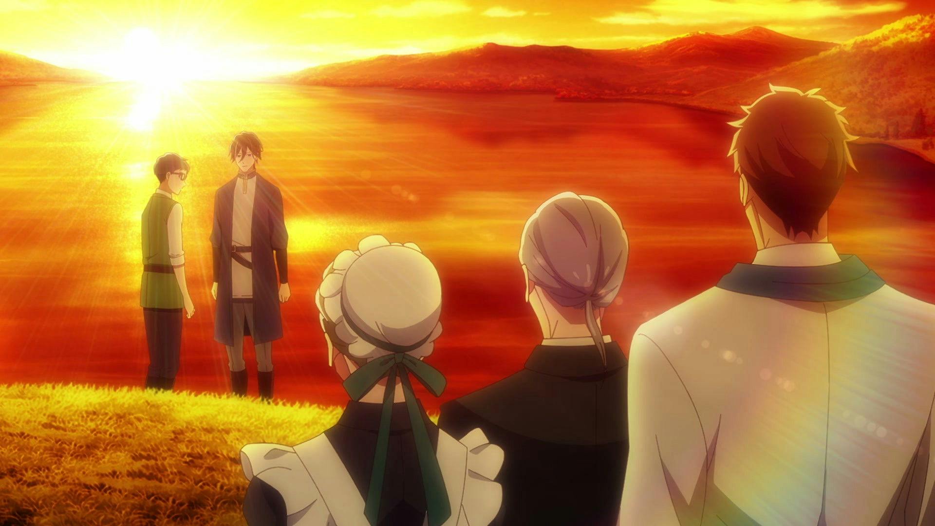 Isekai Office Worker: The Other World's Books Depend on the Bean Counter backdrop