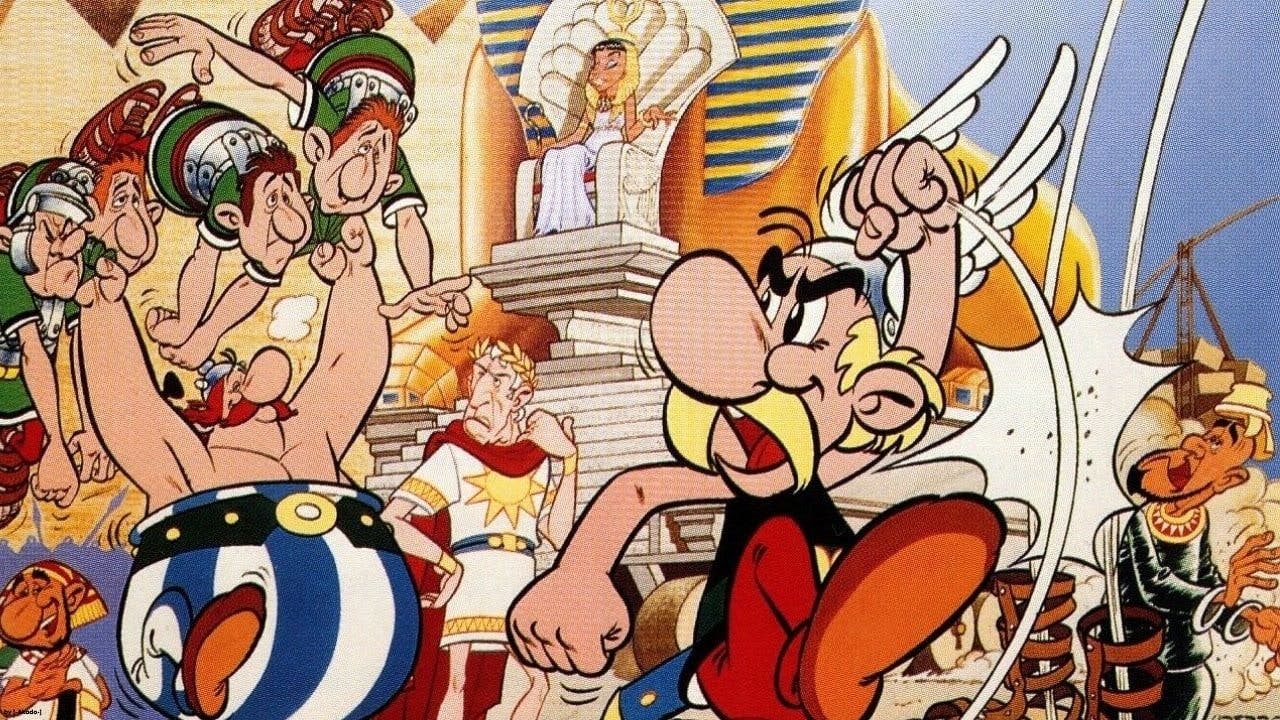 Asterix e Cleópatra backdrop