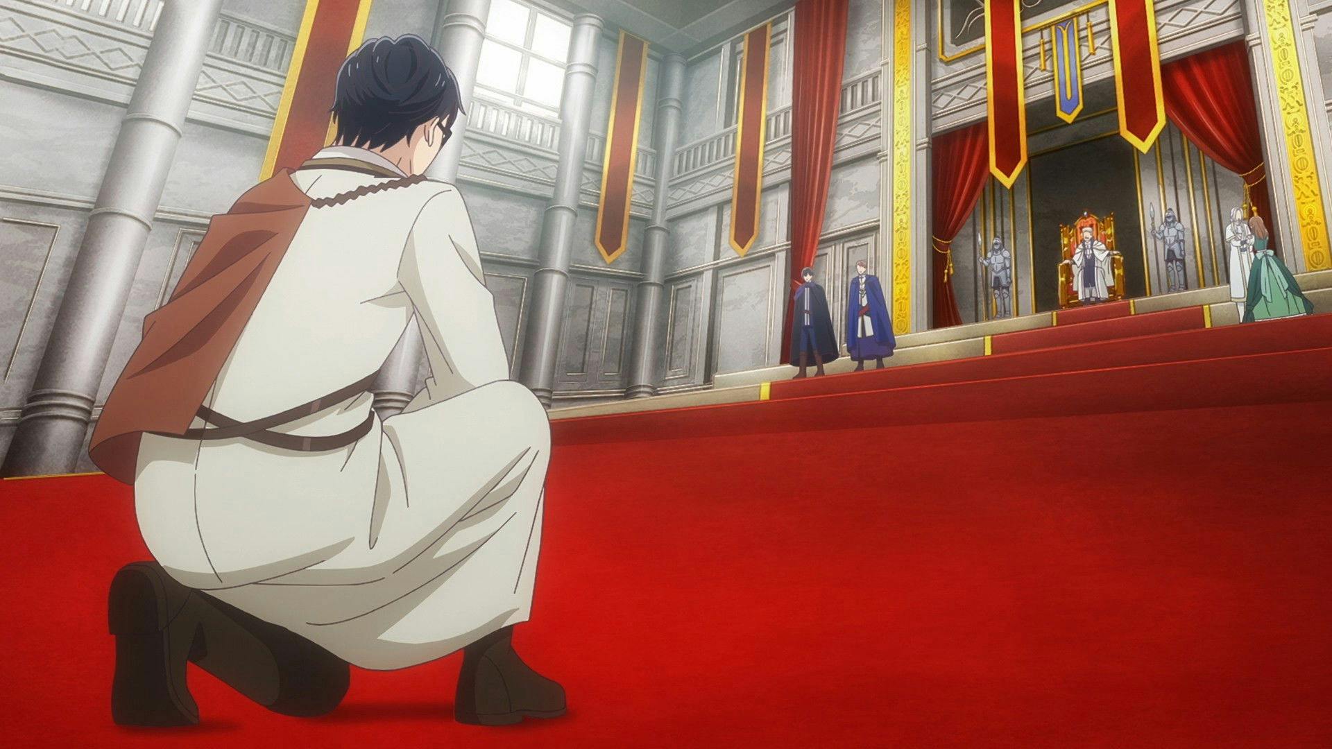 Isekai Office Worker: The Other World's Books Depend on the Bean Counter backdrop