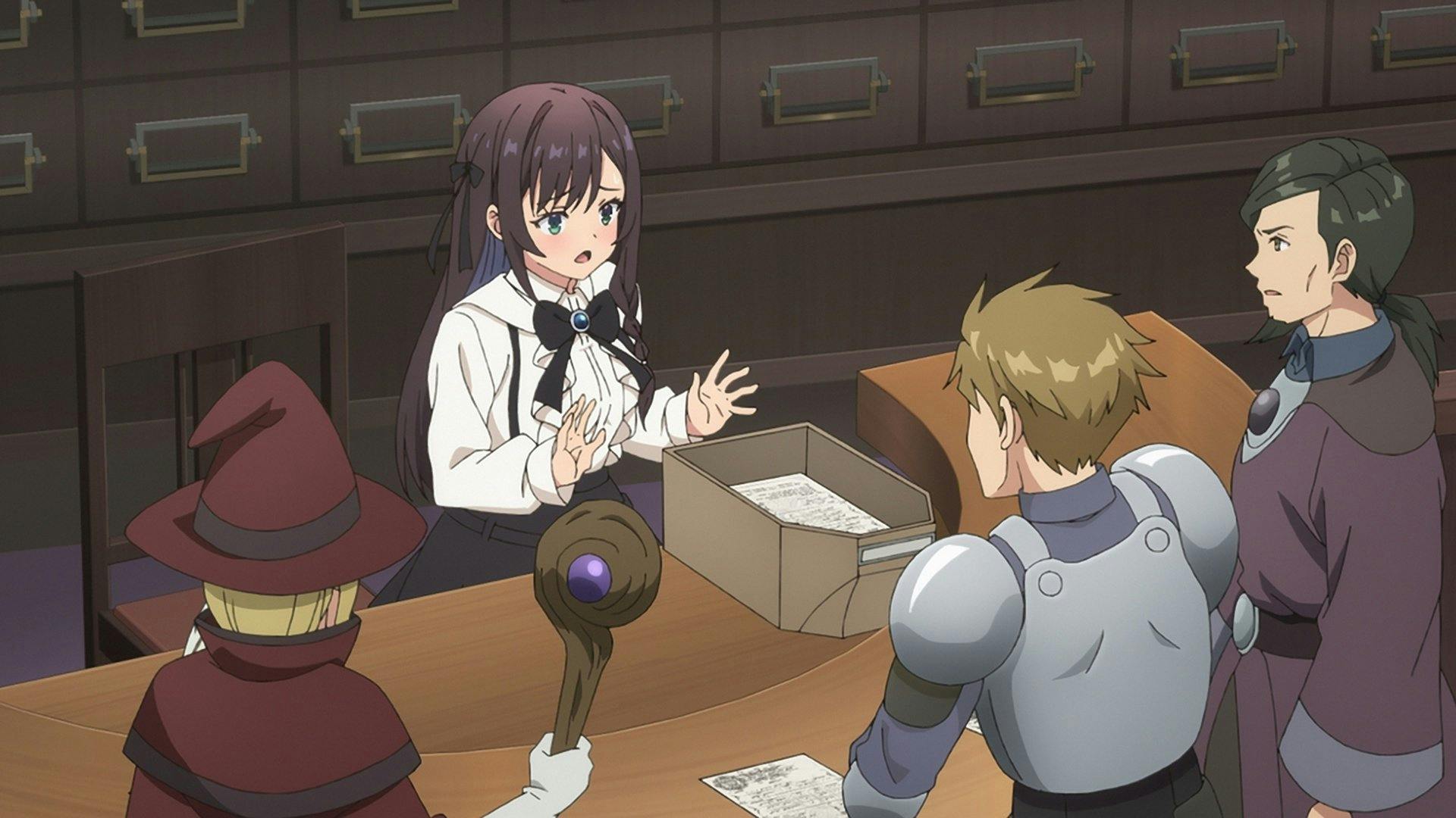 I May Be a Guild Receptionist, but I'll Solo Any Boss to Clock Out on Time - episódio 1x6