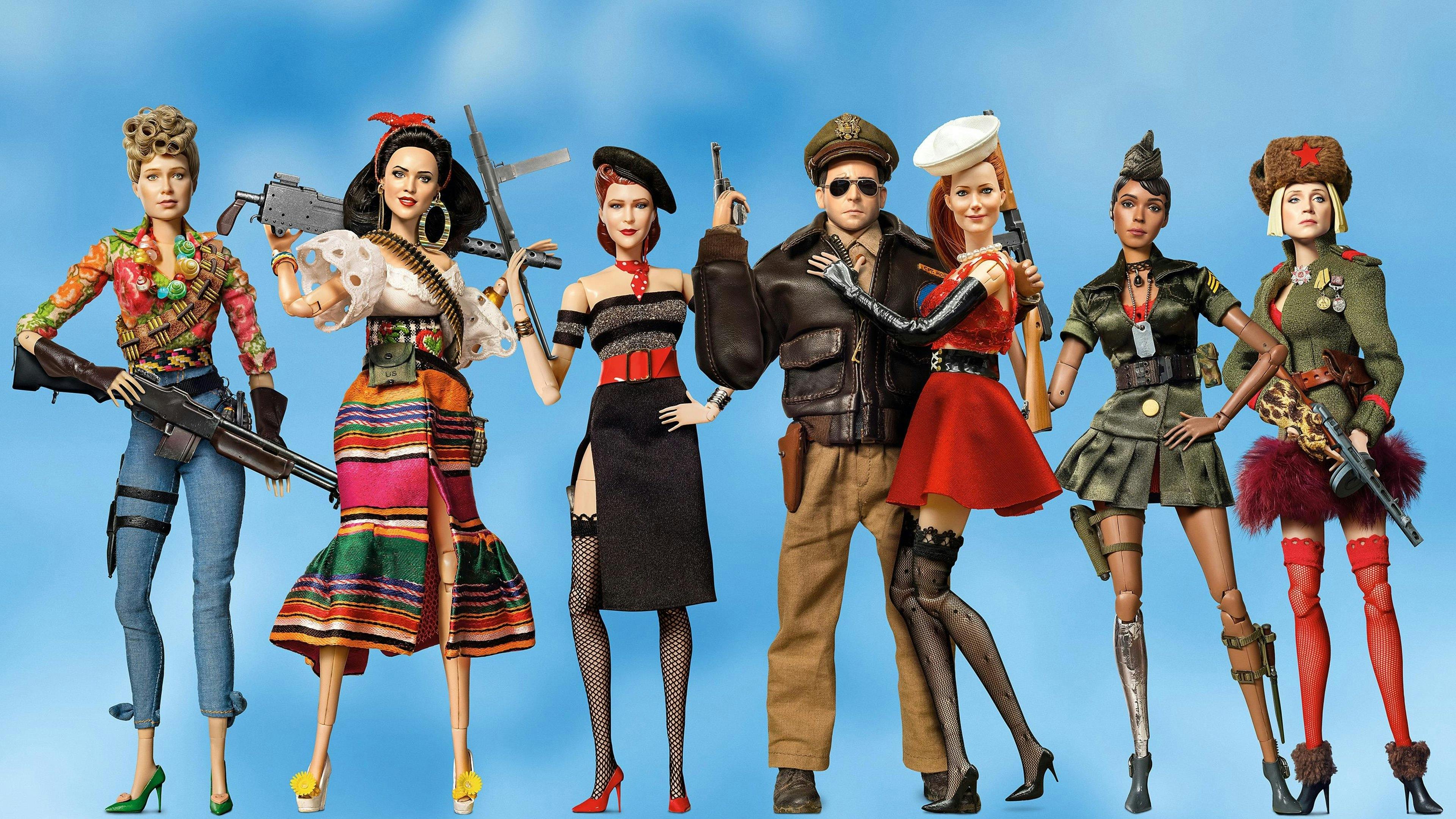 Bem-vindos a Marwen backdrop