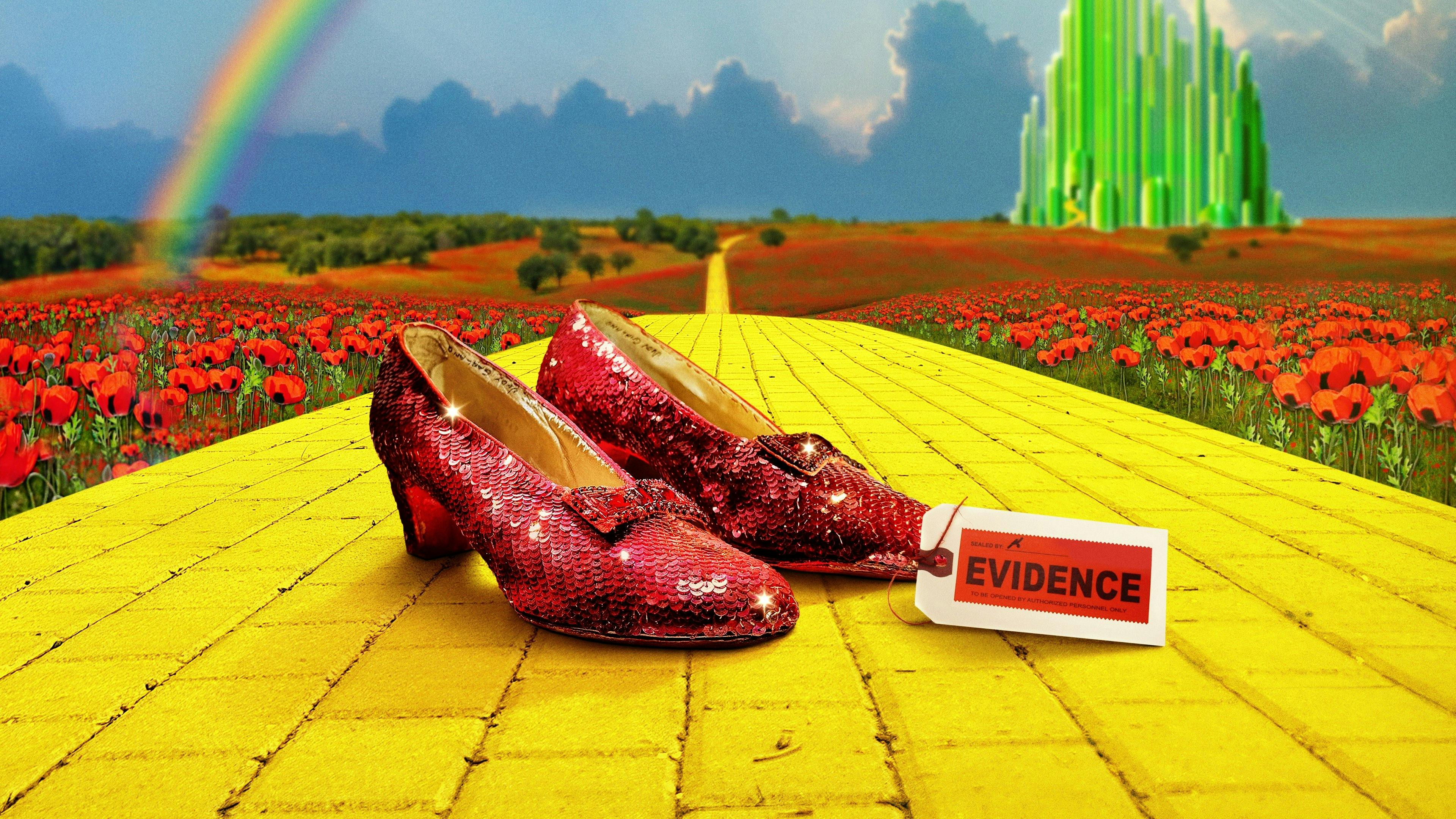 O Roubo dos Sapatos de Mágico de Oz backdrop