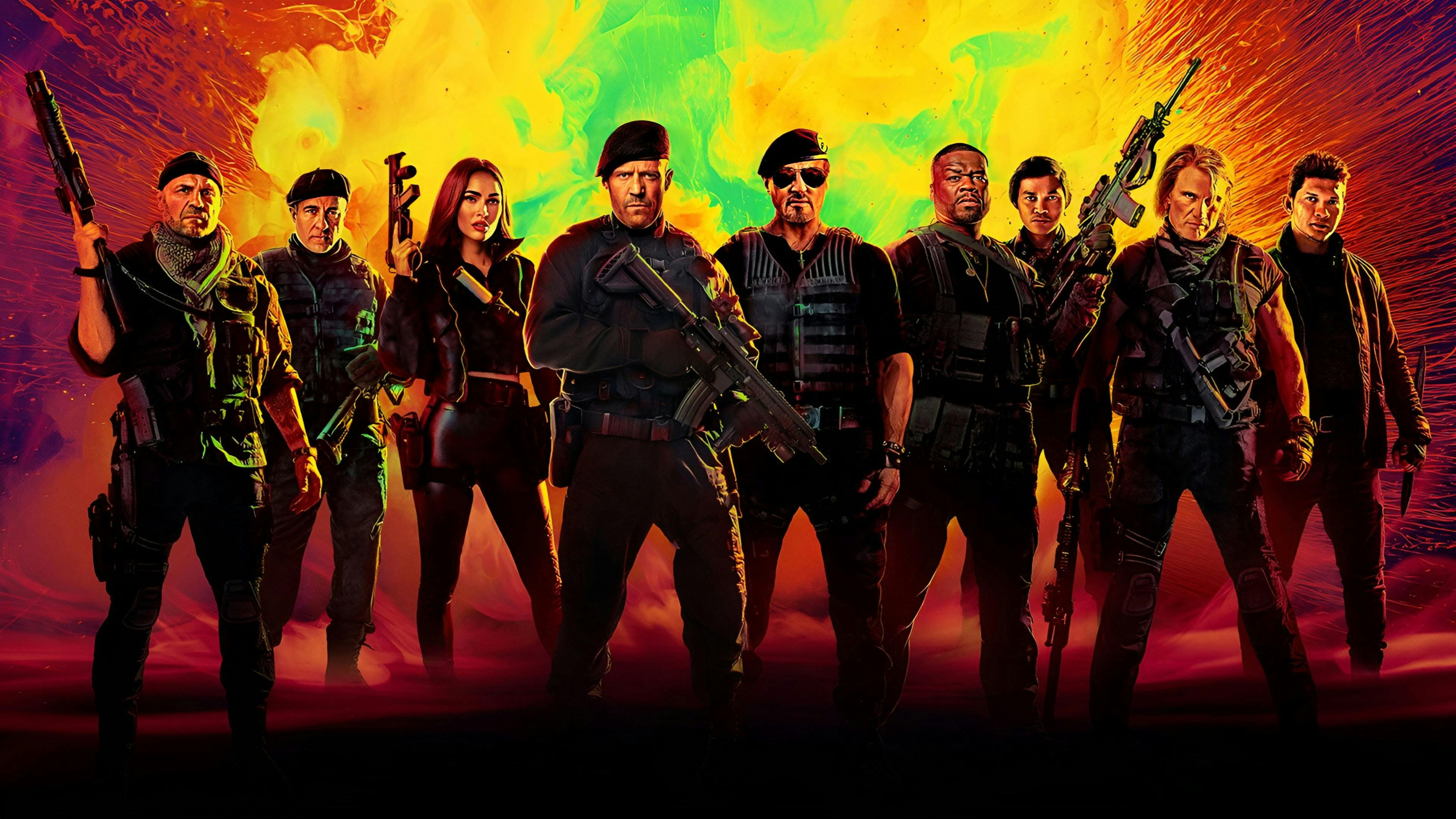 Os Mercenários 4 backdrop