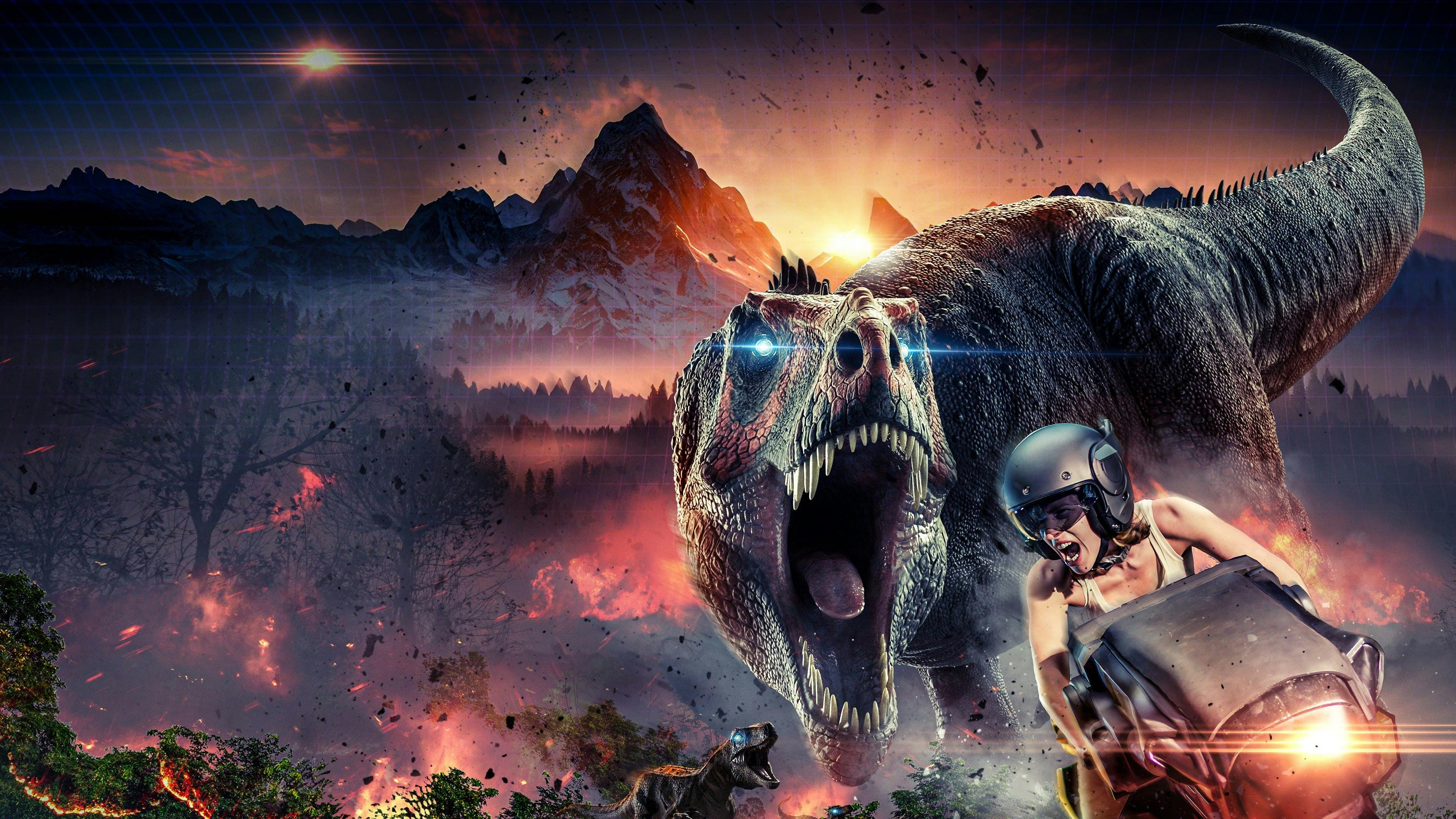 The Jurassic Games: Extinction backdrop