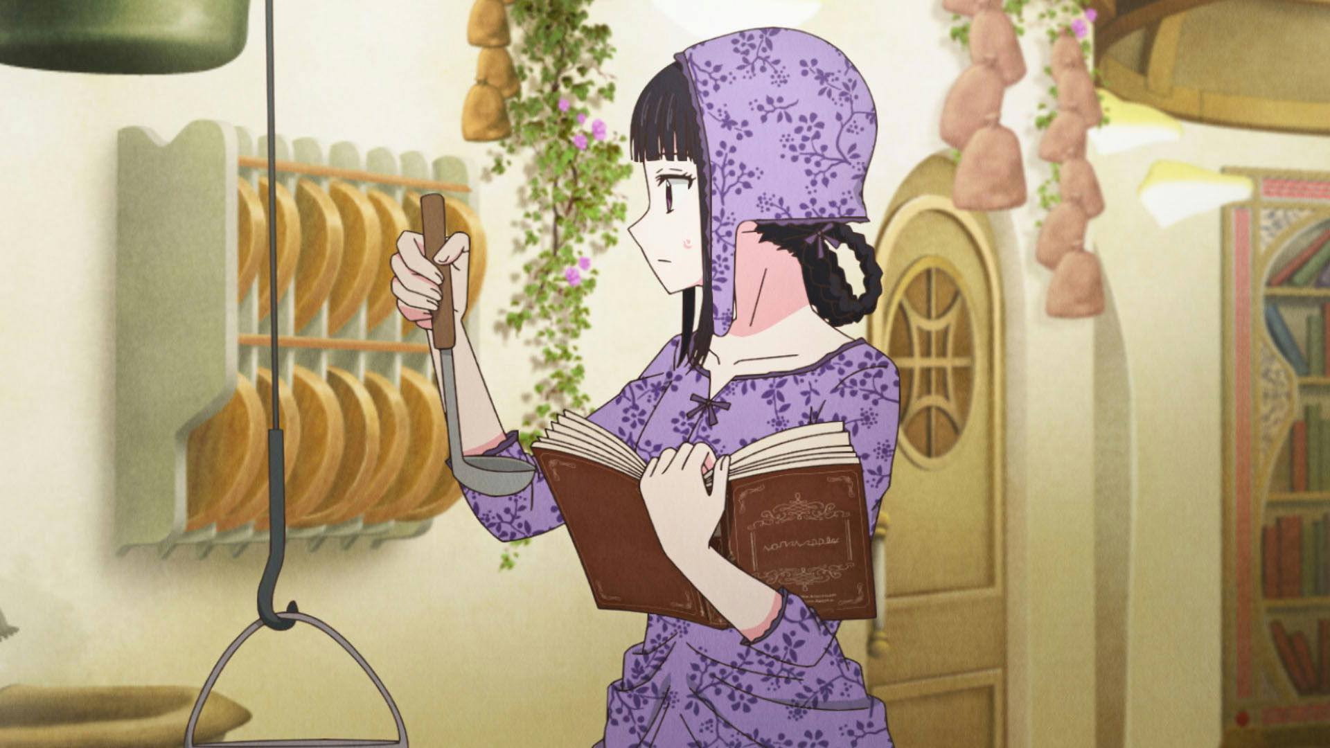 Champignon Witch backdrop