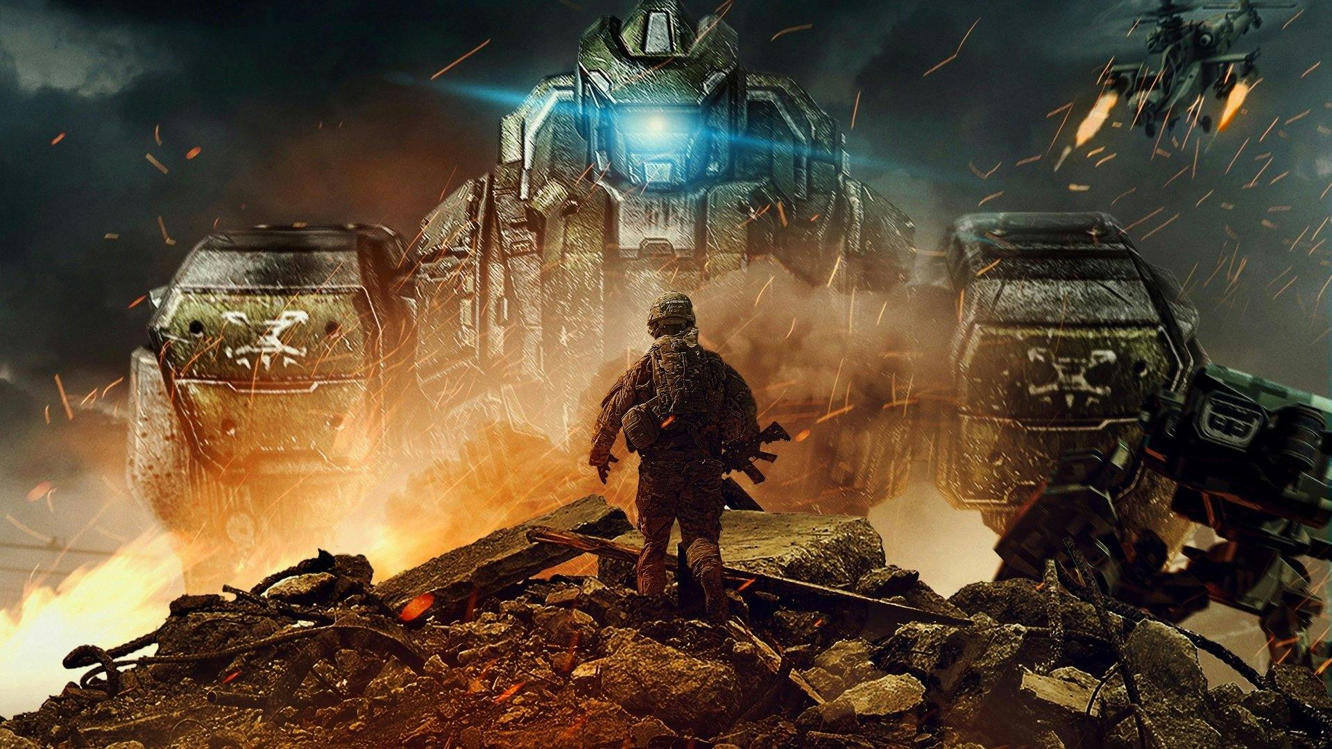 A Rebelião das Máquinas backdrop