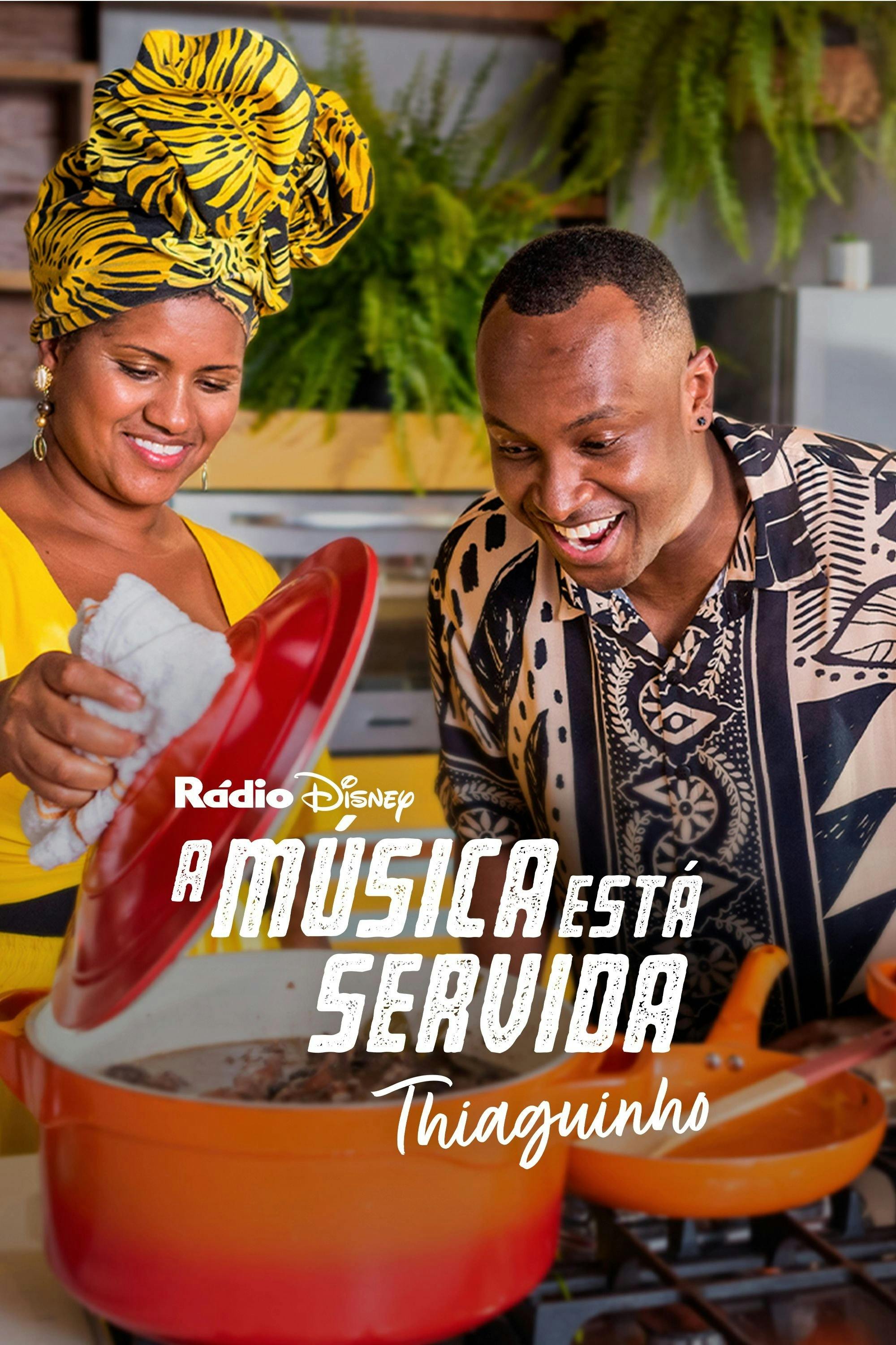 A Música Está Servida: Thiaguinho backdrop