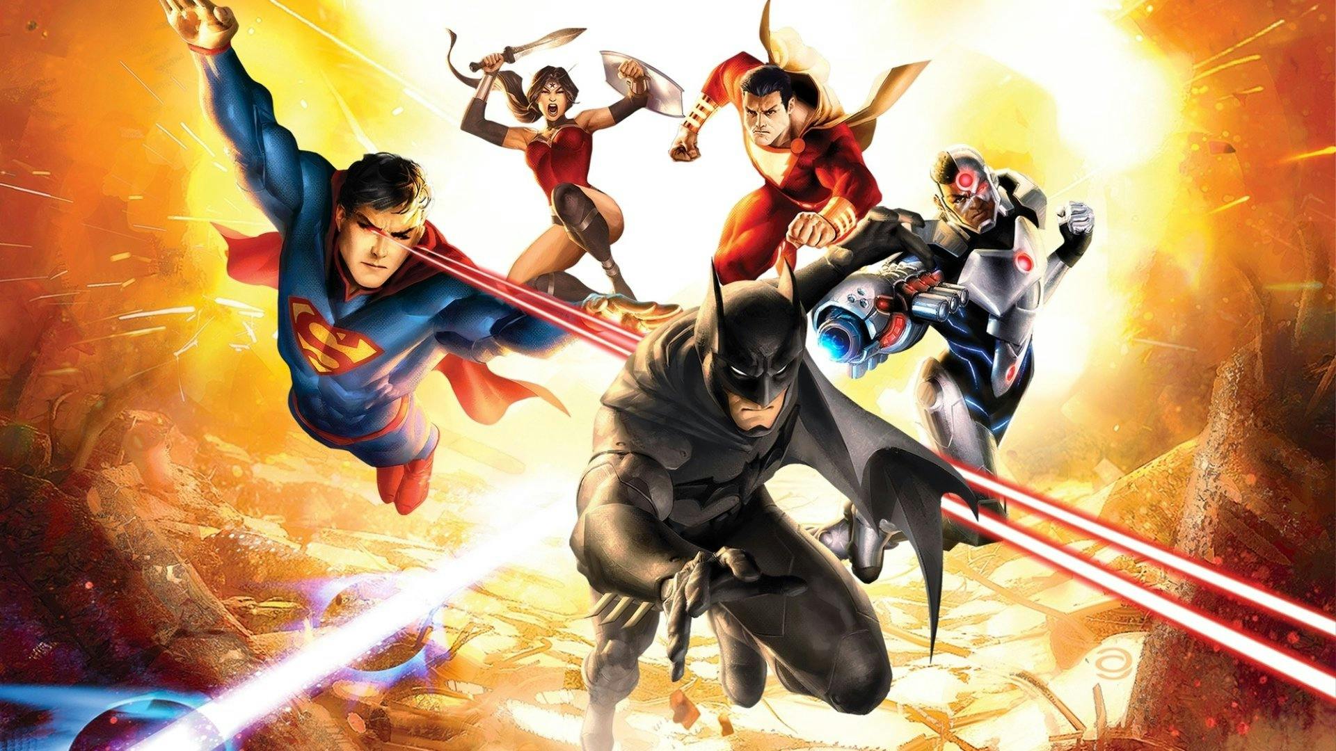 Liga da Justiça: Guerra backdrop