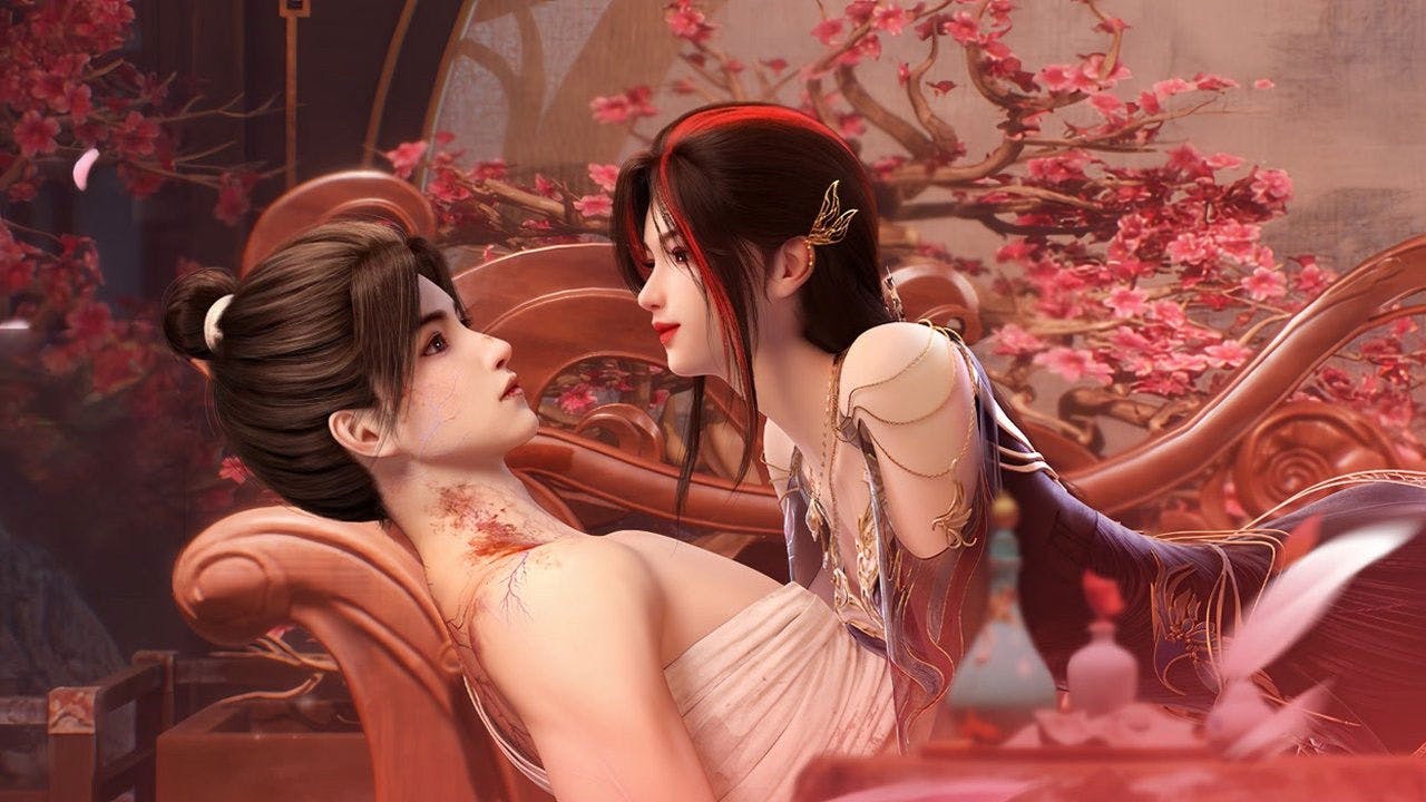 Além dos Reinos Divinos backdrop